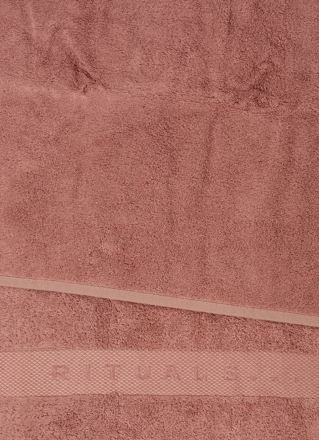 Rituals Bamboo badhanddoek - 550 gr/m2 - 50 x 100 cm - detail 3 roze