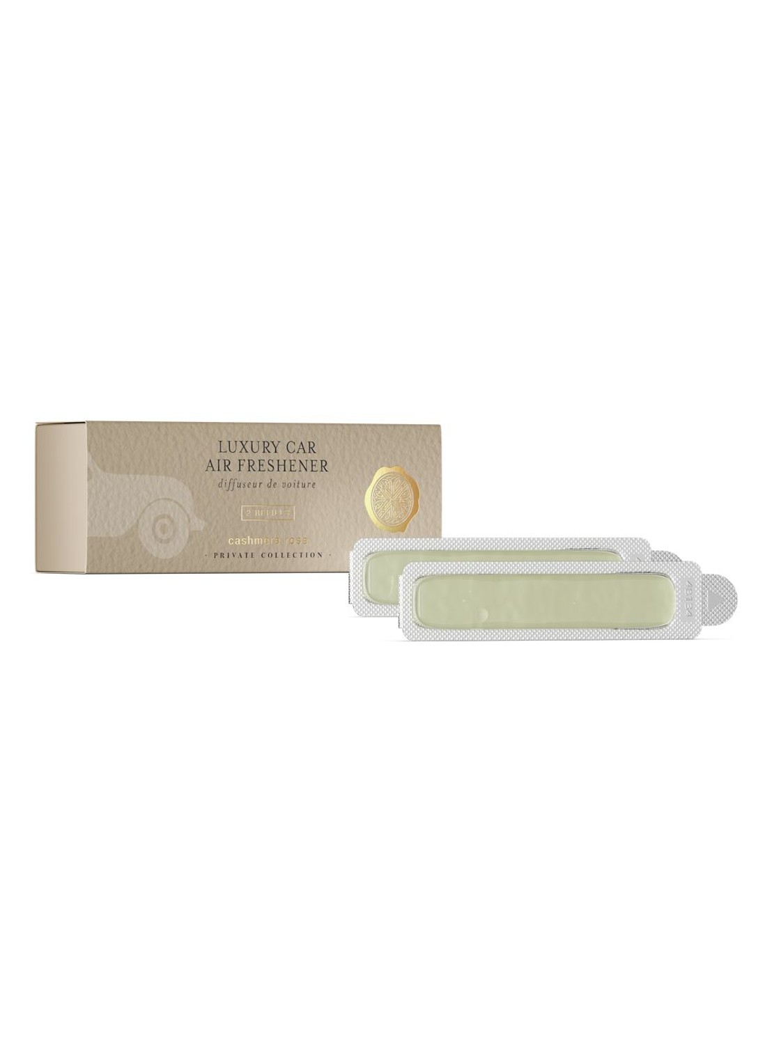 Rituals Cashmere Rose Refill Car Air Freshener - navulling autoparfum  - voorkant 3 undefined