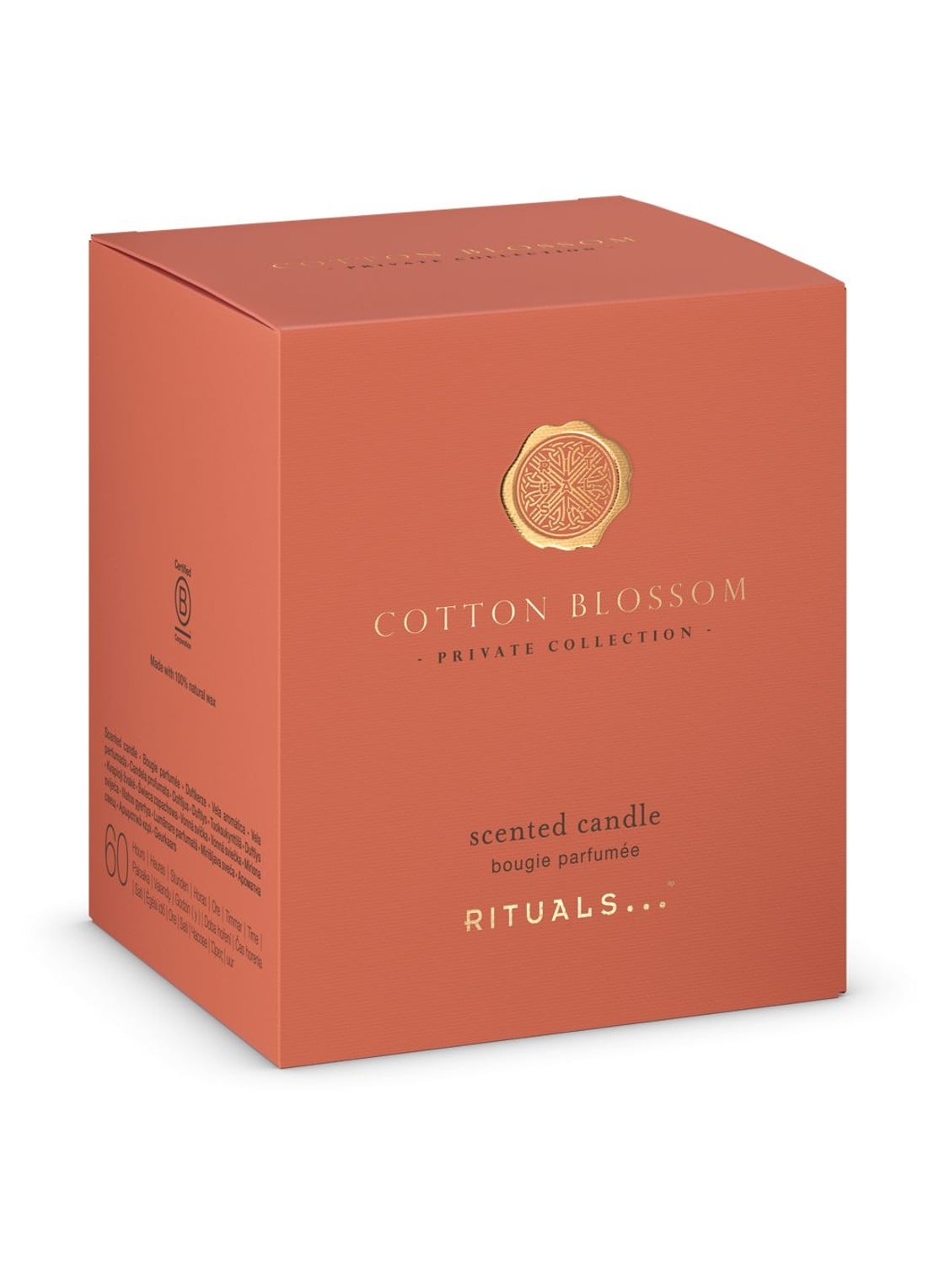 Rituals Cotton Blossom Scented Candle - geurkaars 360 gram - detail 3 undefined