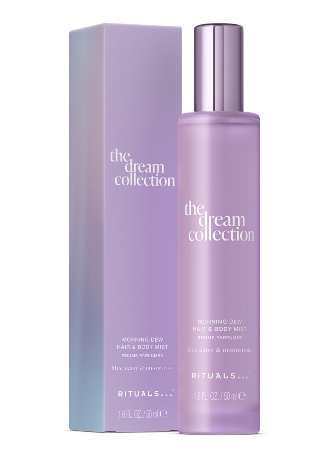 Rituals Dream Collection Hair & Body Mist 50 ml - haar- en body spray - voorkant 2 beige
