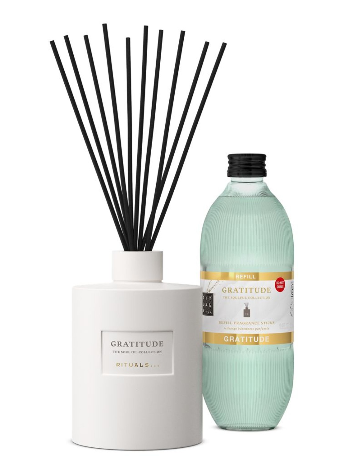 Rituals Gratitude Fragrance Sticks Set - geuren set - voorkant beige