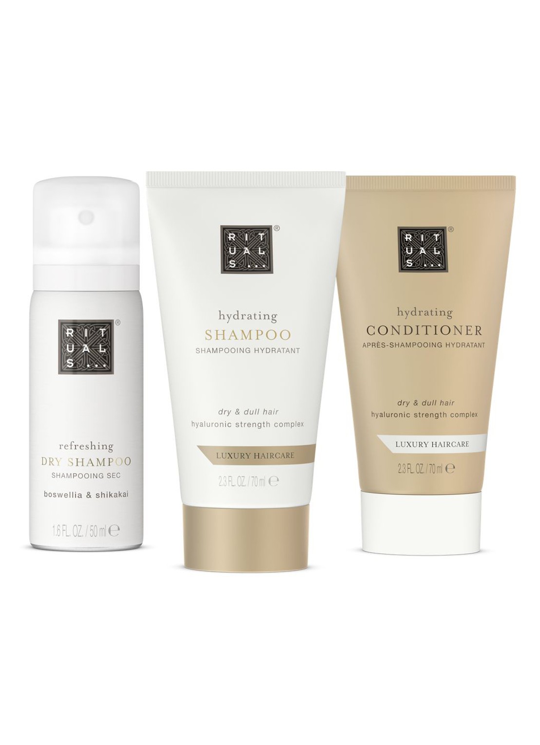Rituals Hair Care Set - haarverzorgingsset - voorkant 2 beige