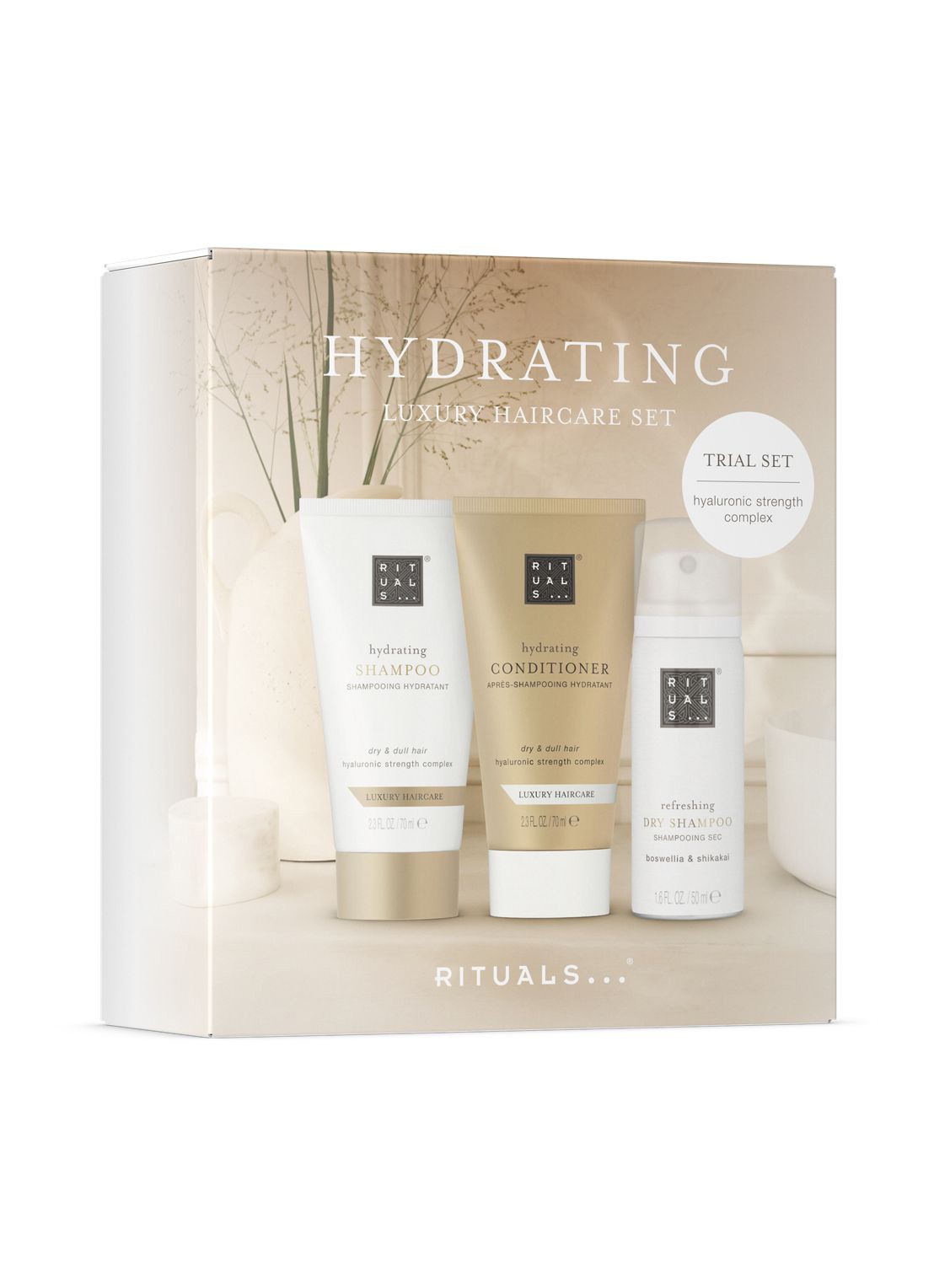Rituals Hair Care Set - haarverzorgingsset - voorkant 3 beige