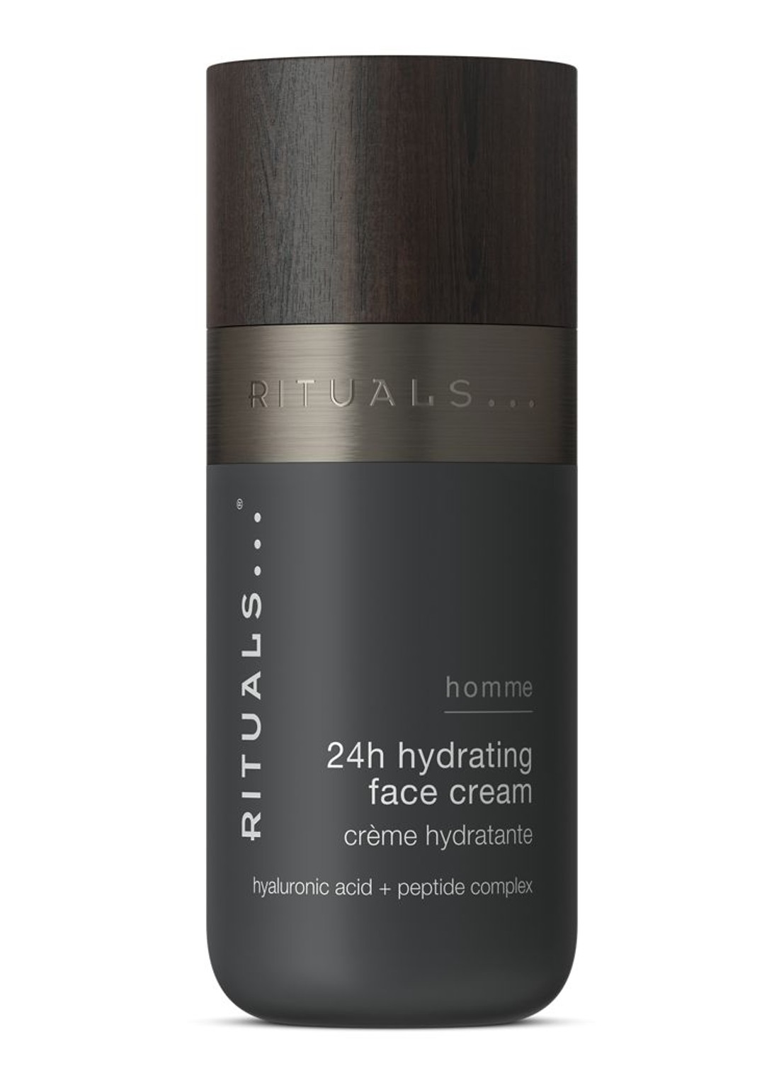 Rituals Homme 24h Hydrating Face Cream - dagcrème - voorkant beige