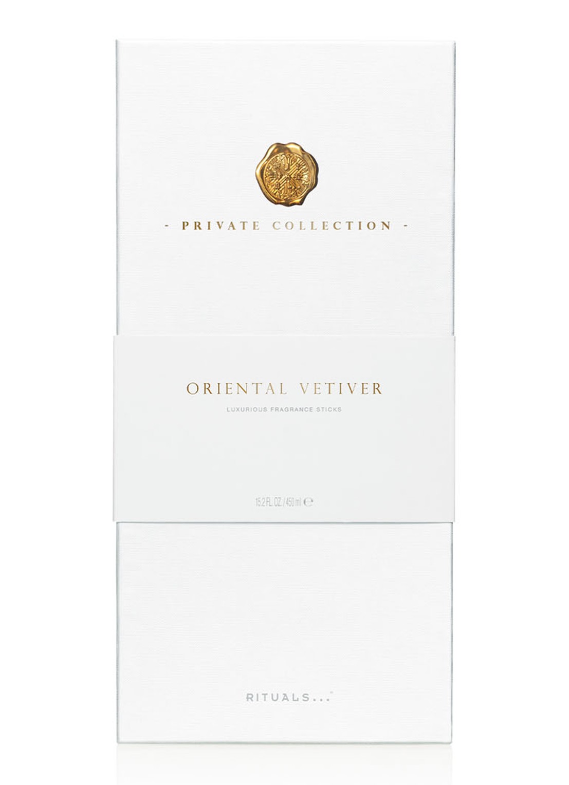 Rituals Oriental Vetiver Fragrance Sticks luxe geurstokjes 450 ml - detail wit