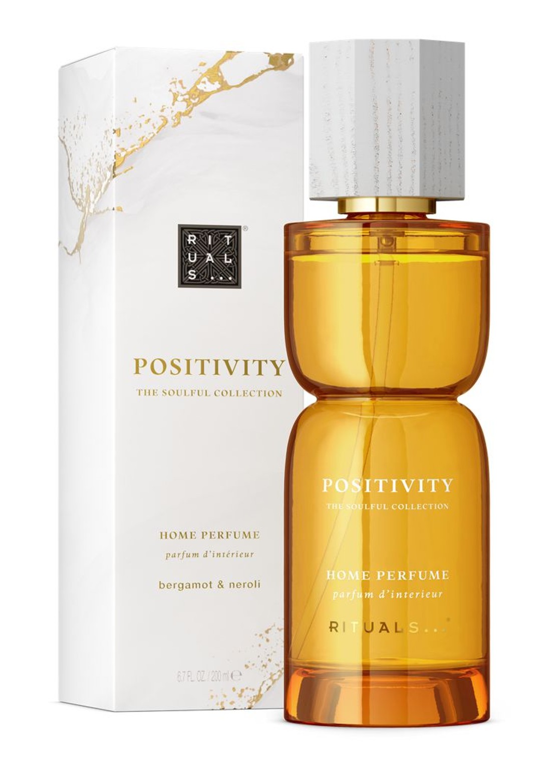 Rituals Positivity Home Perfume - geurdiffuser 200 ml - voorkant 2 beige