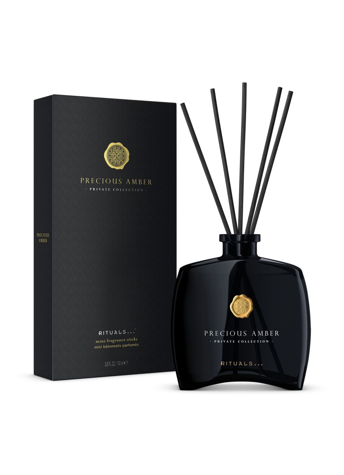 Rituals Precious Amber Mini Fragrance Sticks - geurstokjes 100 ml - voorkant 4 undefined