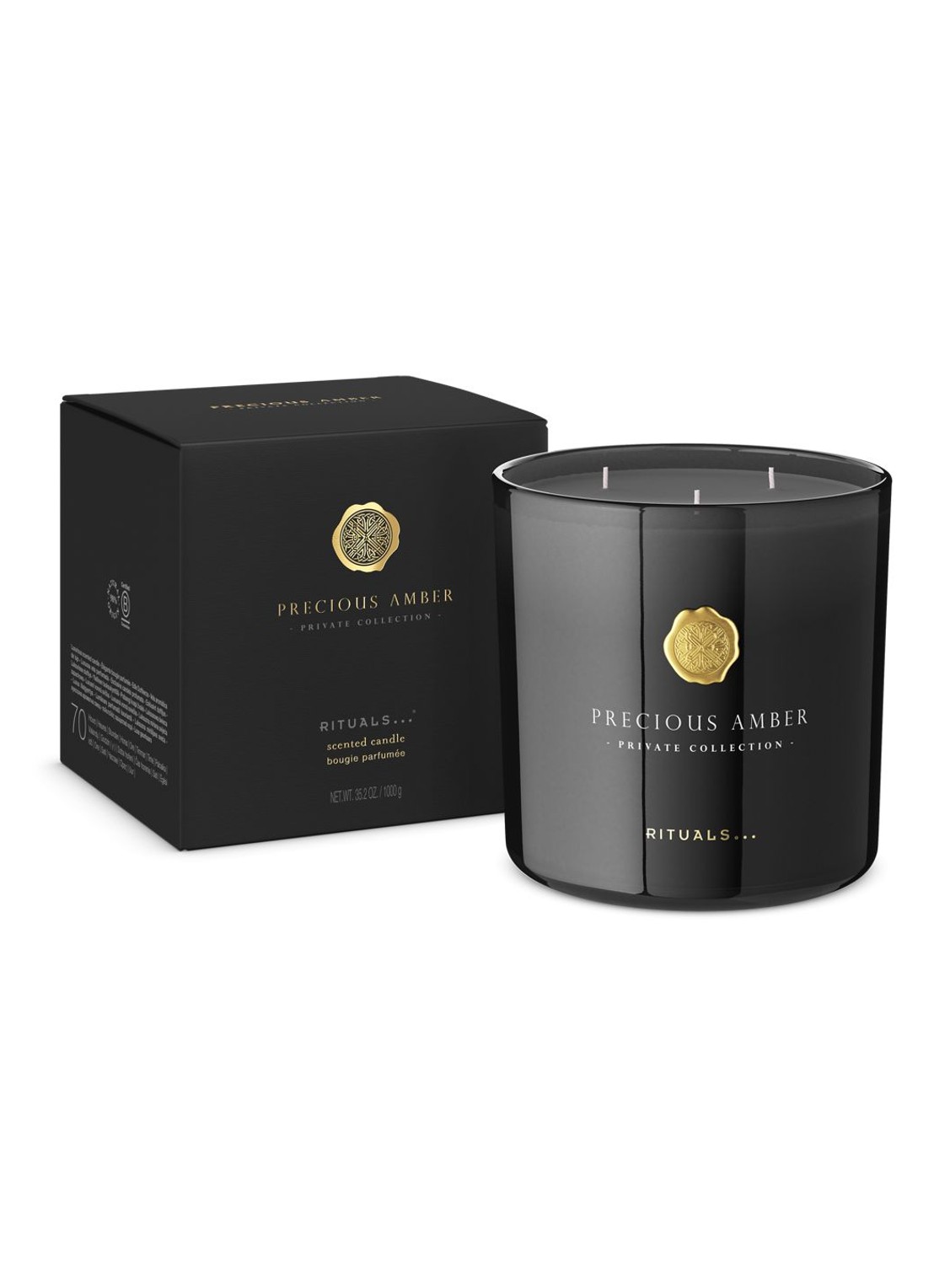 Rituals Precious Amber Scented Candle - geurkaars - voorkant 2 undefined