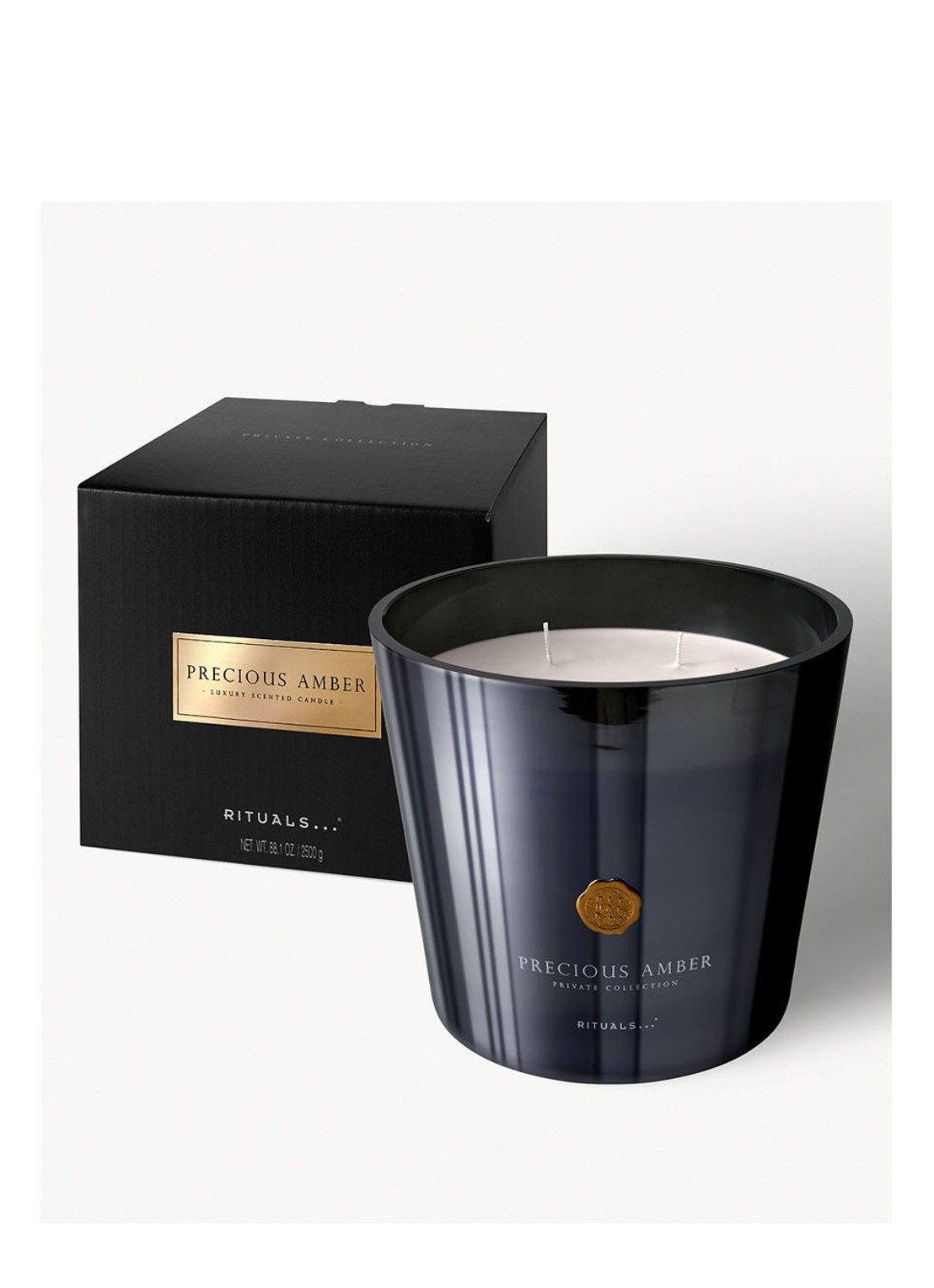 Rituals Precious Amber XXL geurkaars 2500 gram - detail 3 zwart