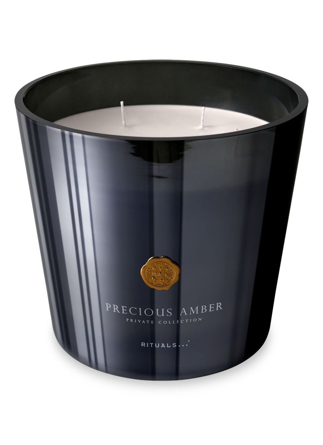Rituals Precious Amber XXL geurkaars 2500 gram - voorkant 4 zwart