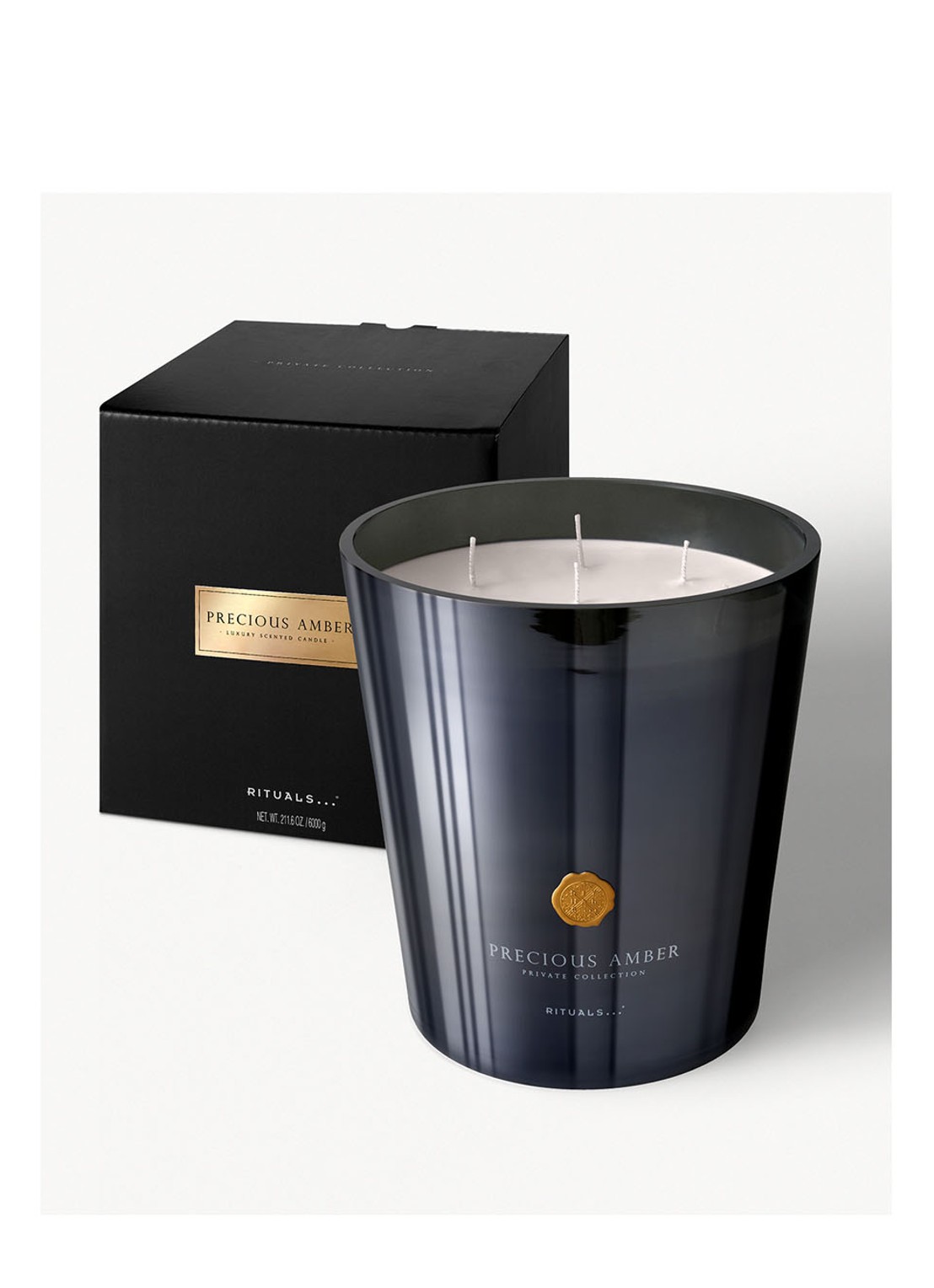 Rituals Precious Amber XXXL geurkaars 6000 gram - detail 4 zwart