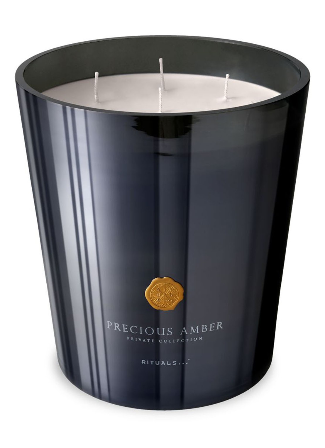 Rituals Precious Amber XXXL geurkaars 6000 gram - voorkant 5 zwart