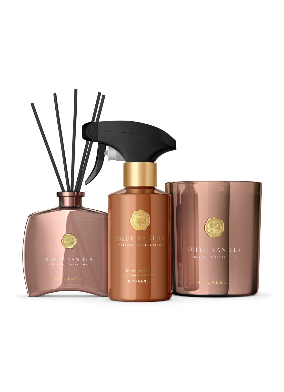 Rituals Private Collection Suede Vanilla 2024 - huisparfum set - voorkant undefined