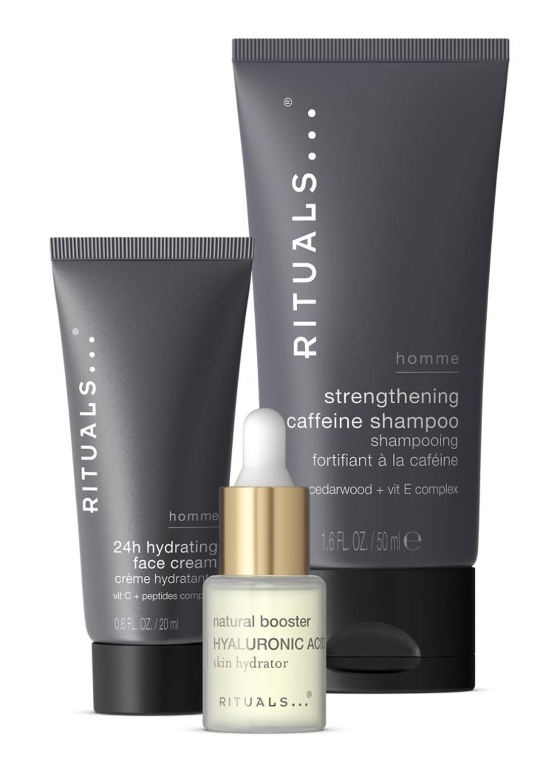 Rituals Rituals Homme Skin Care Set - verzorgingsset - voorkant 3 grijs