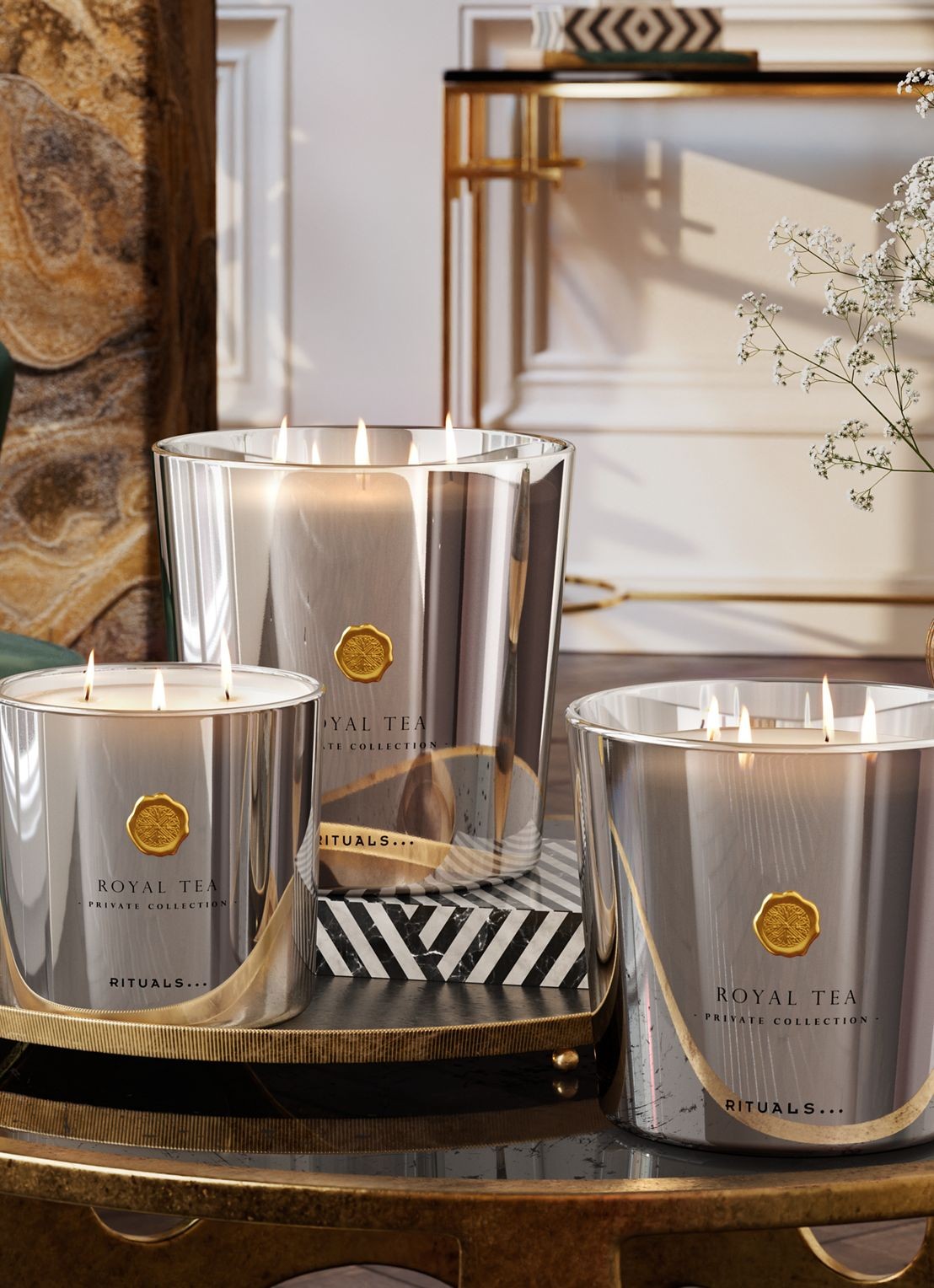 Rituals Royal Tea Scented Candle - geurkaars  - detail 3 undefined