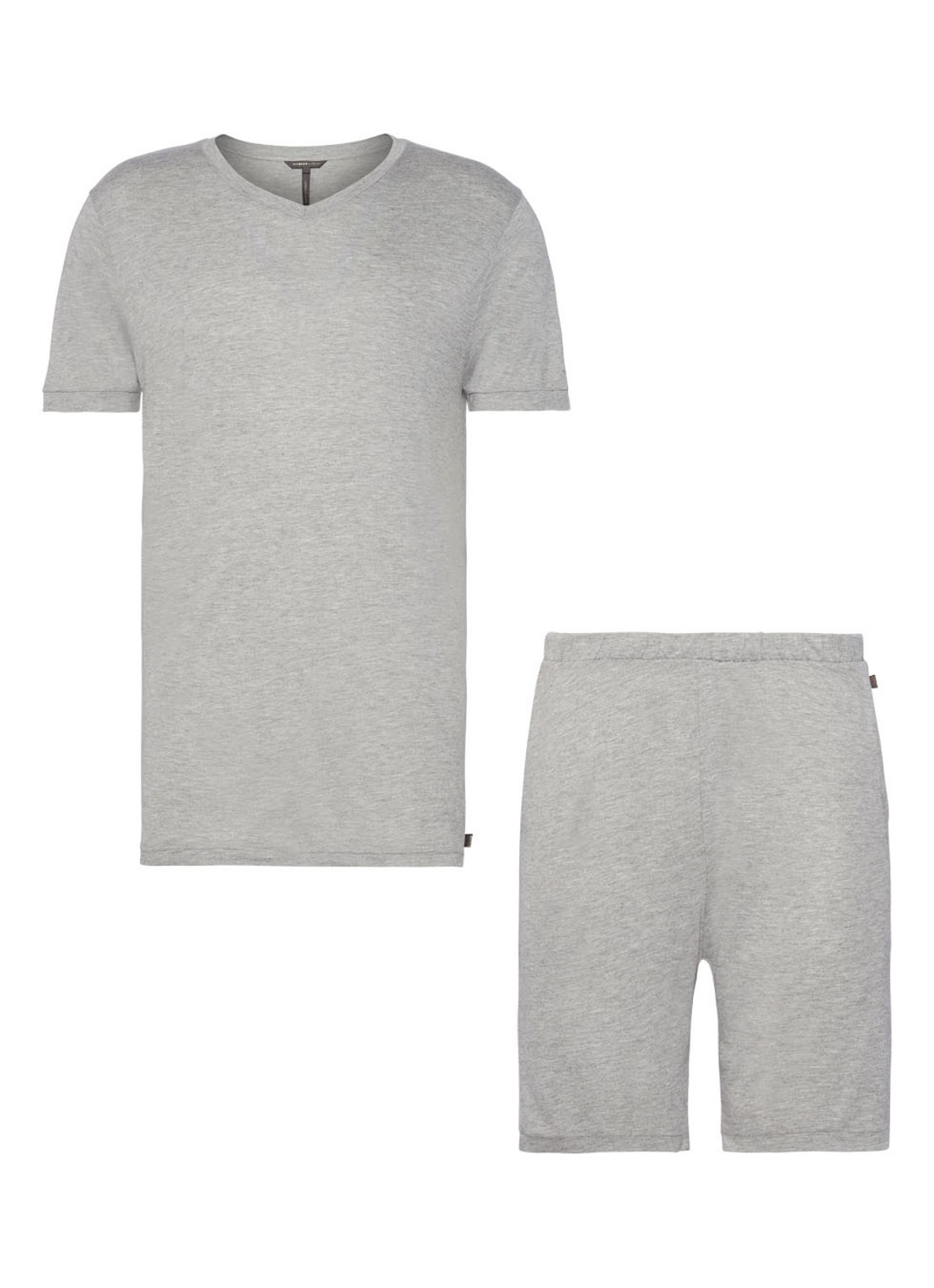 Rituals Samurai pyjamaset in katoenblend - voorkant 2 grijsmele
