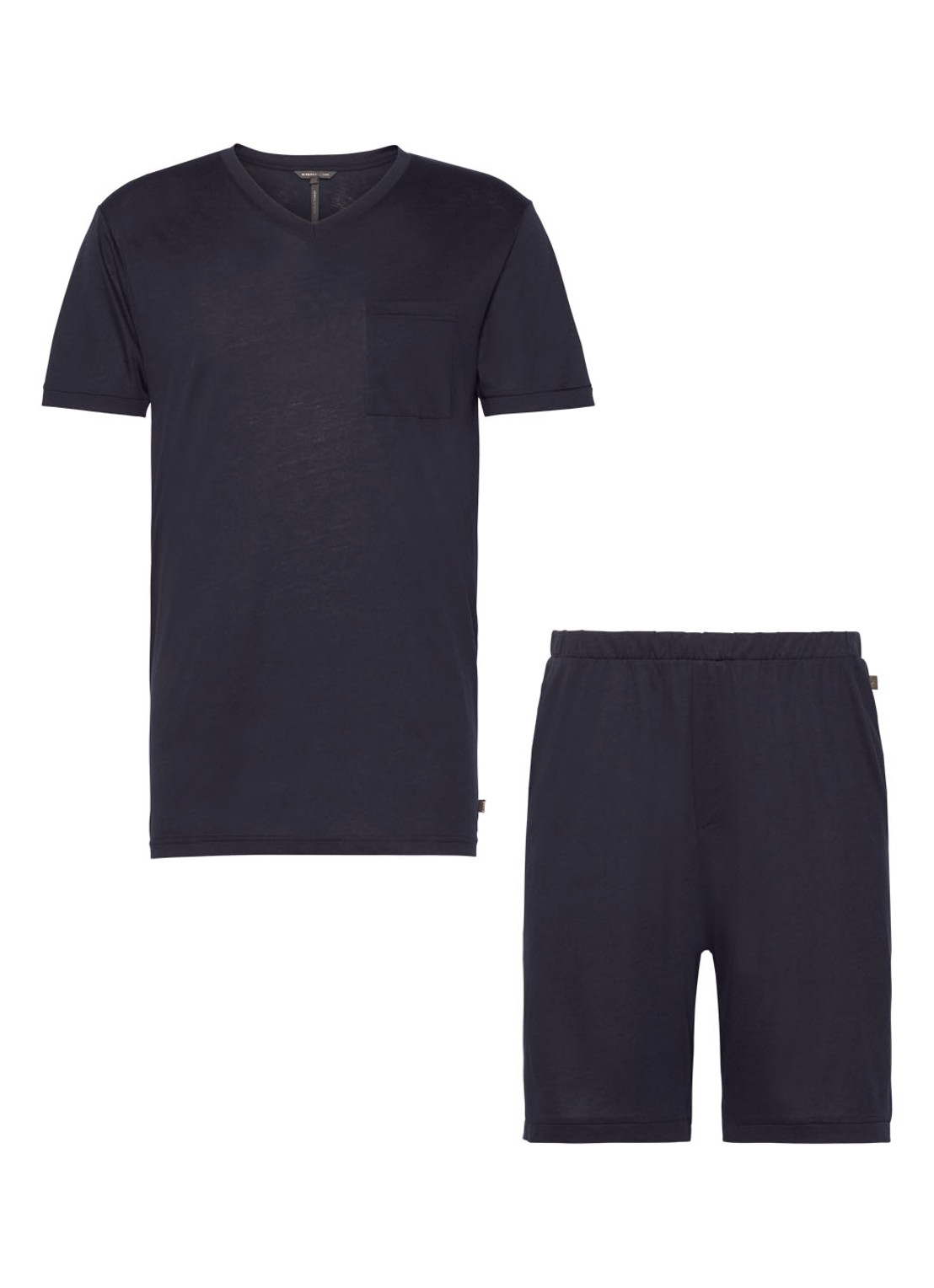 Rituals Samurai pyjamaset in katoenblend - voorkant 2 blauw