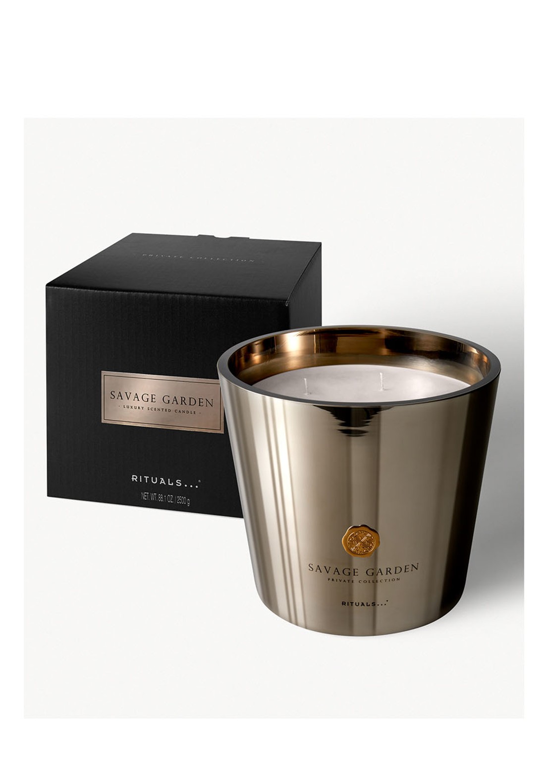 Rituals Savage Garden XXL geurkaars 2500 gram - detail 6 goud