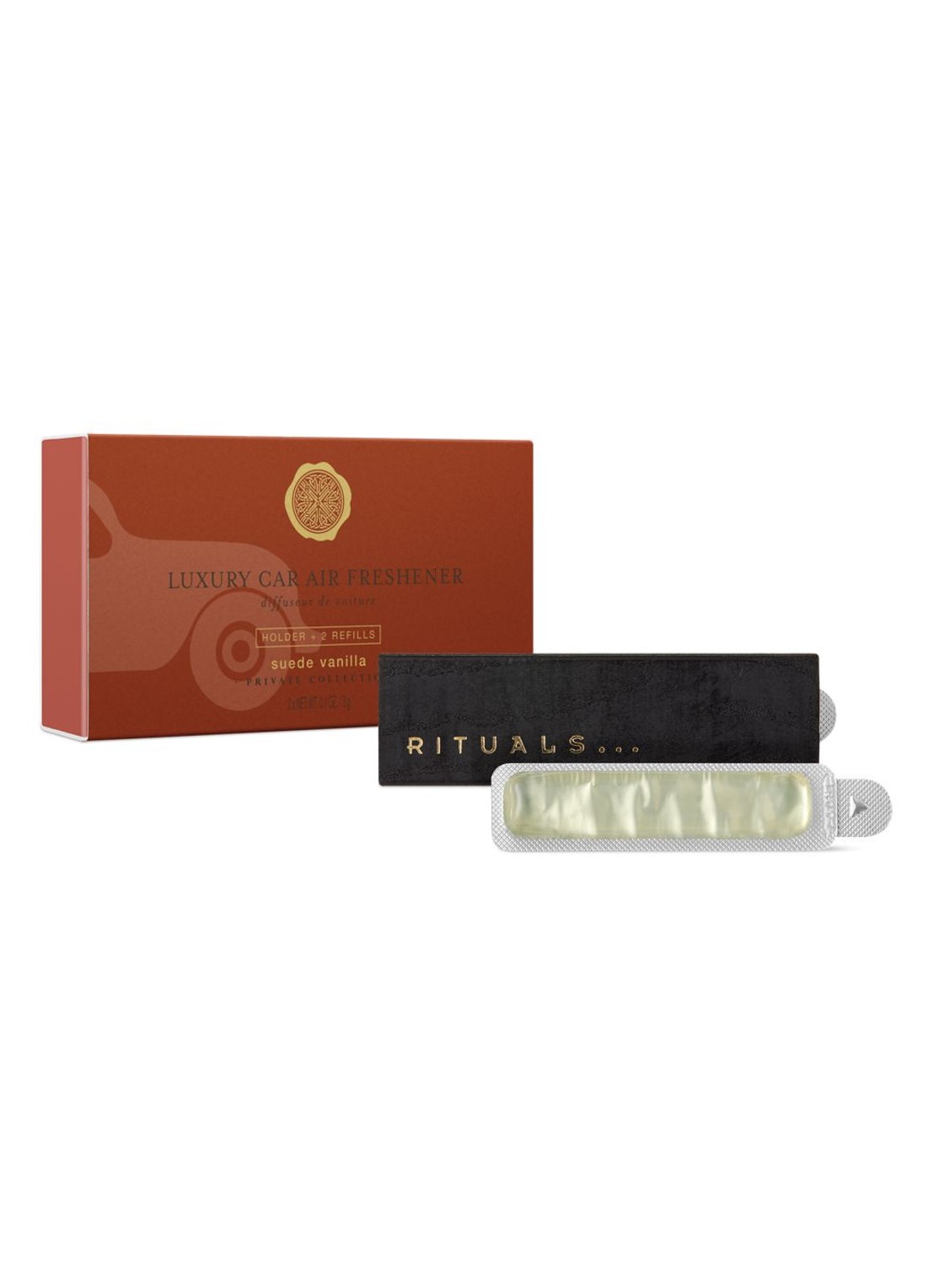 Rituals Suede Vanilla Car Air Freshener - autoparfum - voorkant 3 undefined