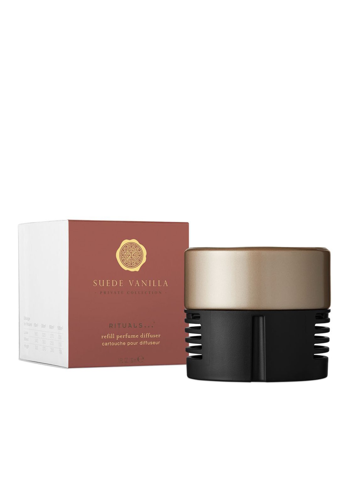 Rituals Suede Vanilla Catridge - parfum diffuser navulling 30 ml - voorkant 4 undefined