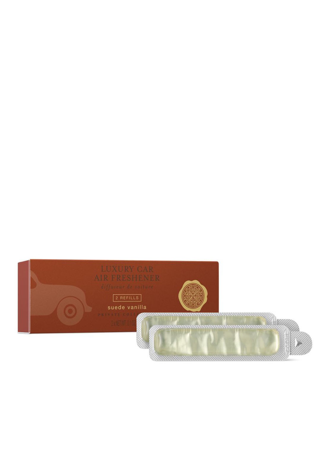 Rituals Suede Vanilla Refill Car Air Freshener - autoparfum navulling - voorkant undefined