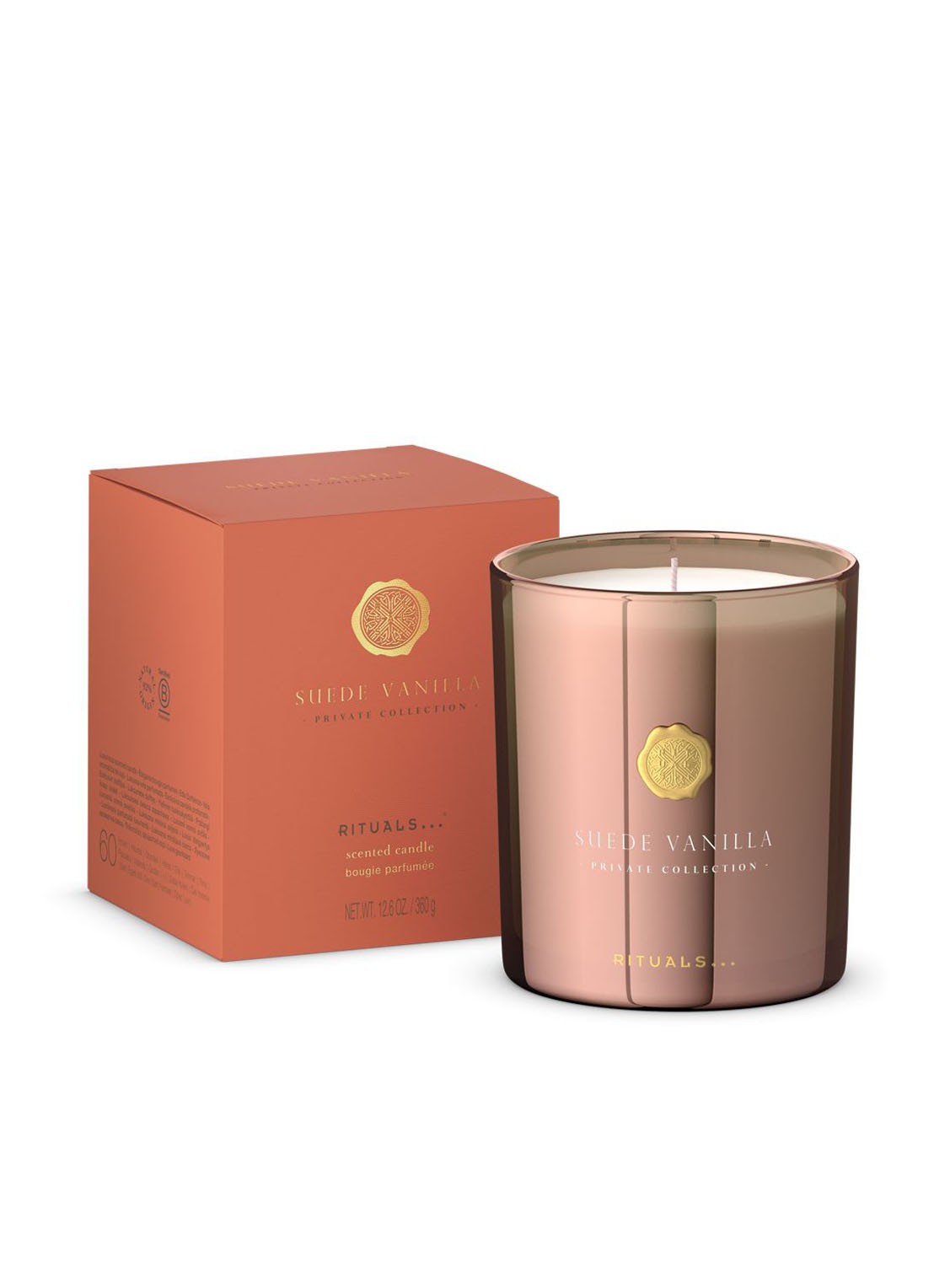 Rituals Suede Vanilla Scented Candle - geurkaars 360 gram - voorkant 5 undefined