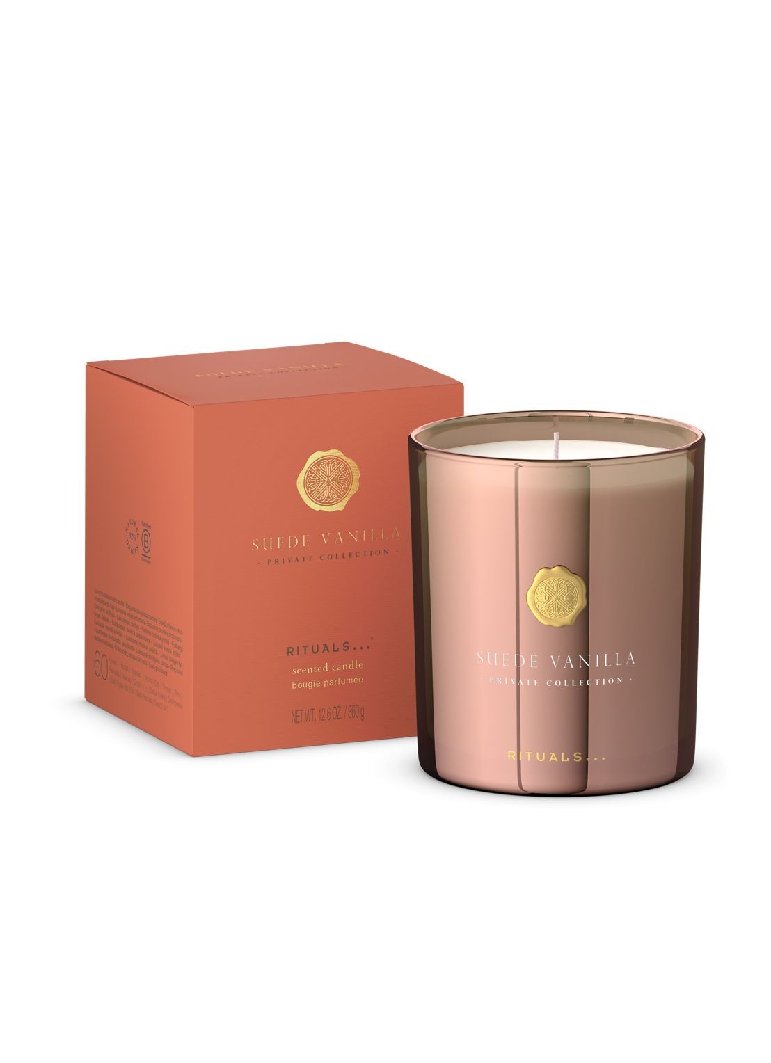 Rituals Suede Vanilla Scented Candle - geurkaars  - voorkant 8 undefined