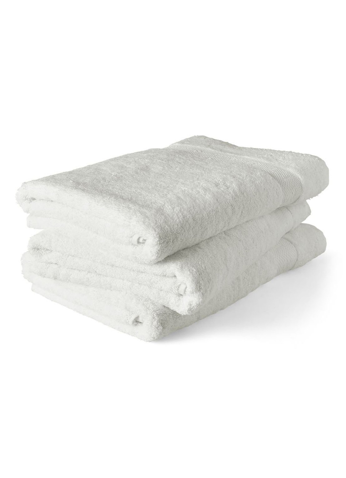 Rituals Super Smooth badhanddoek 550 gr/m² - 70 x 140 cm - voorkant gebroken wit