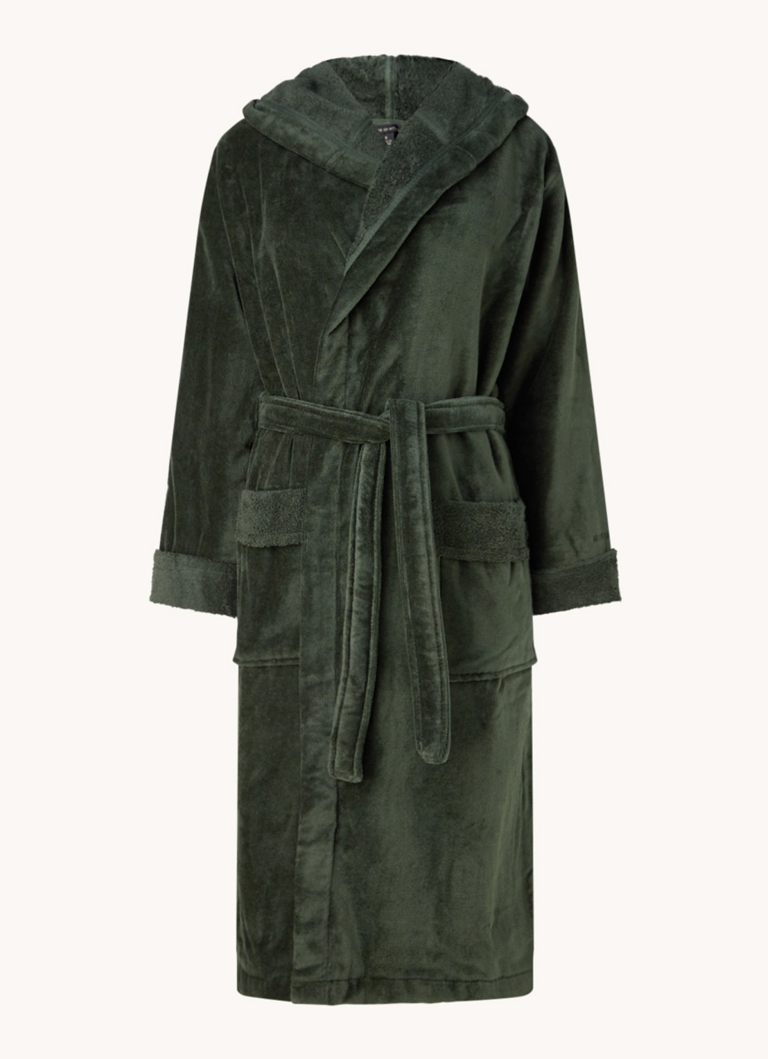 Rituals Super Smooth badjas van katoen - voorkant groen