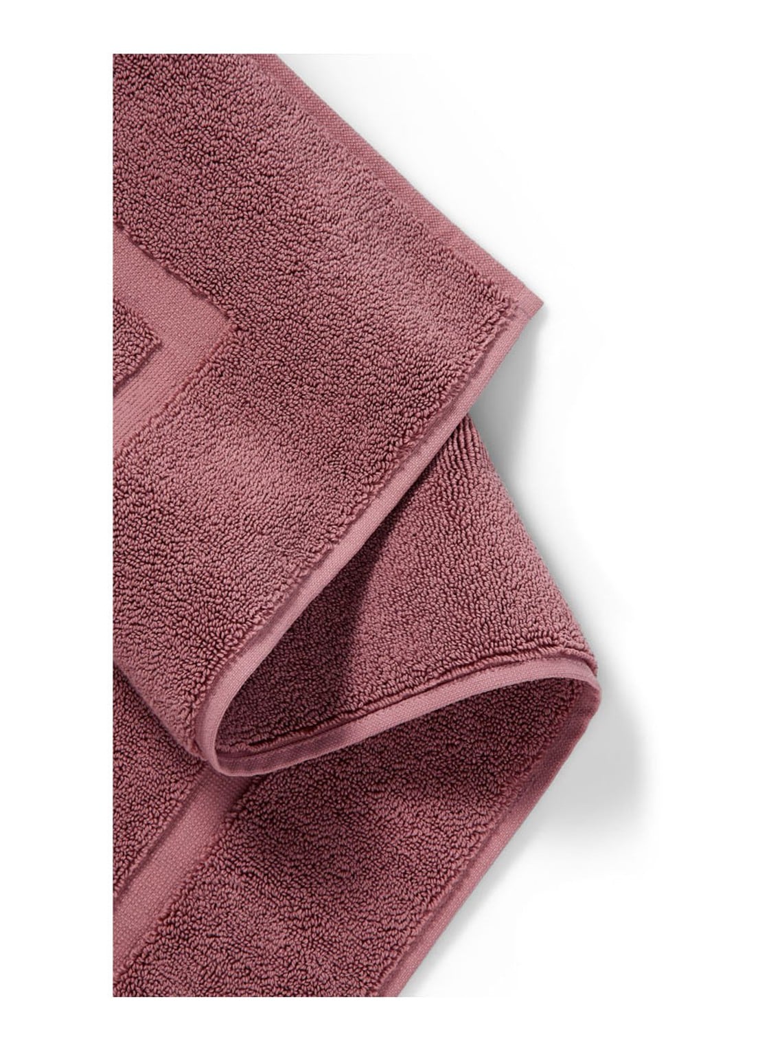 Rituals Super Smooth Cotton badmat - voorkant 2 aubergine