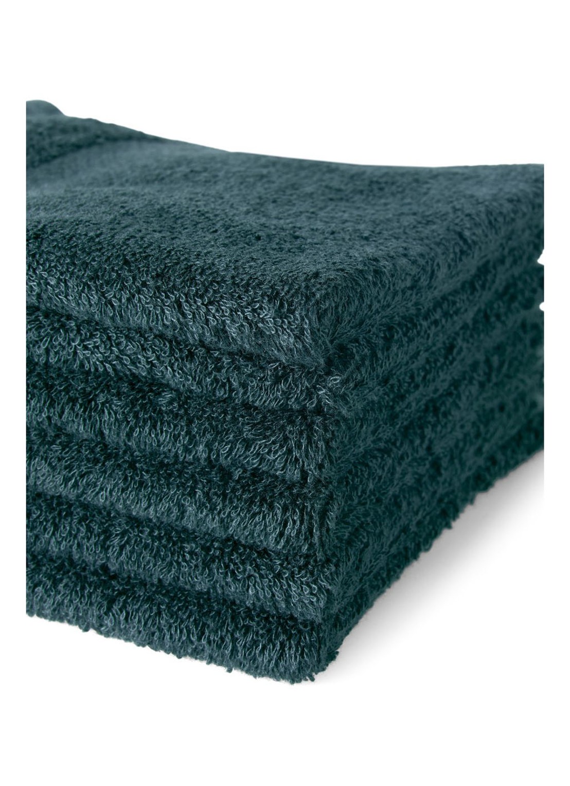 Rituals Super Smooth Cotton gastendoekje 30 x 30 cm set van 6 - voorkant 4 turquoise
