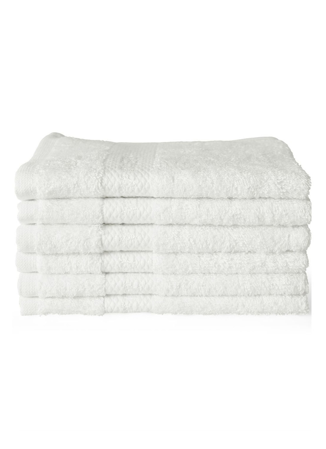 Rituals Super Smooth Cotton gastendoekje set van 6 - voorkant gebroken wit