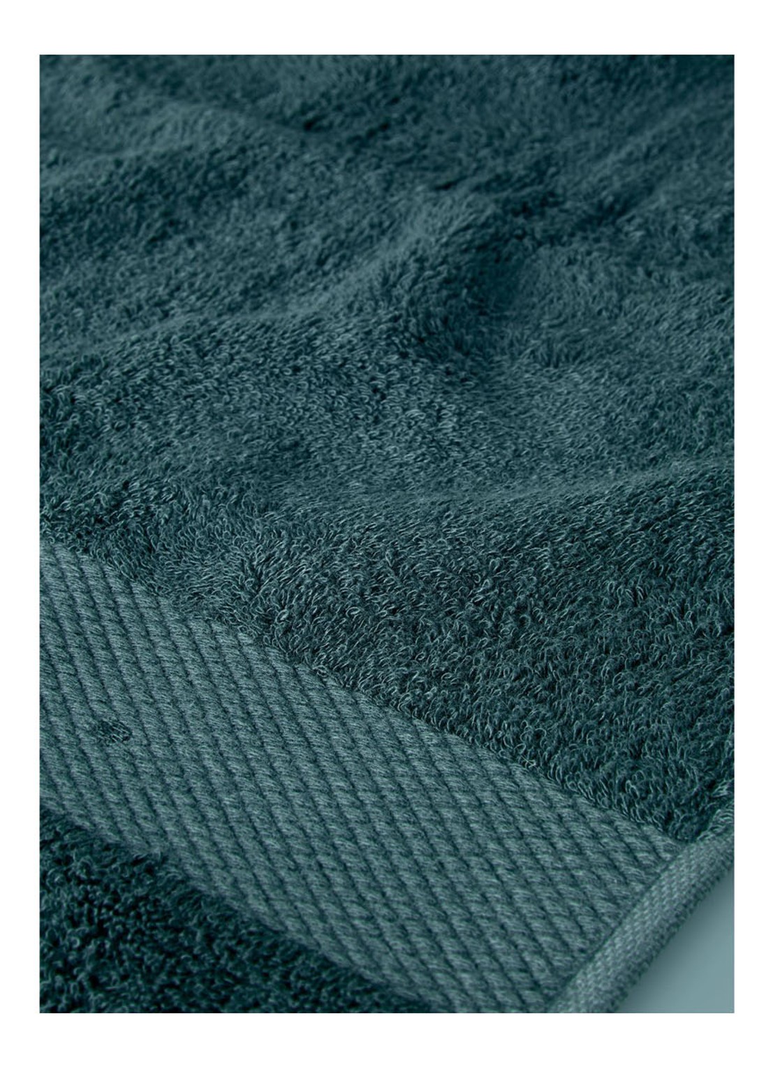 Rituals Super Smooth Cotton handdoek  - detail petrol
