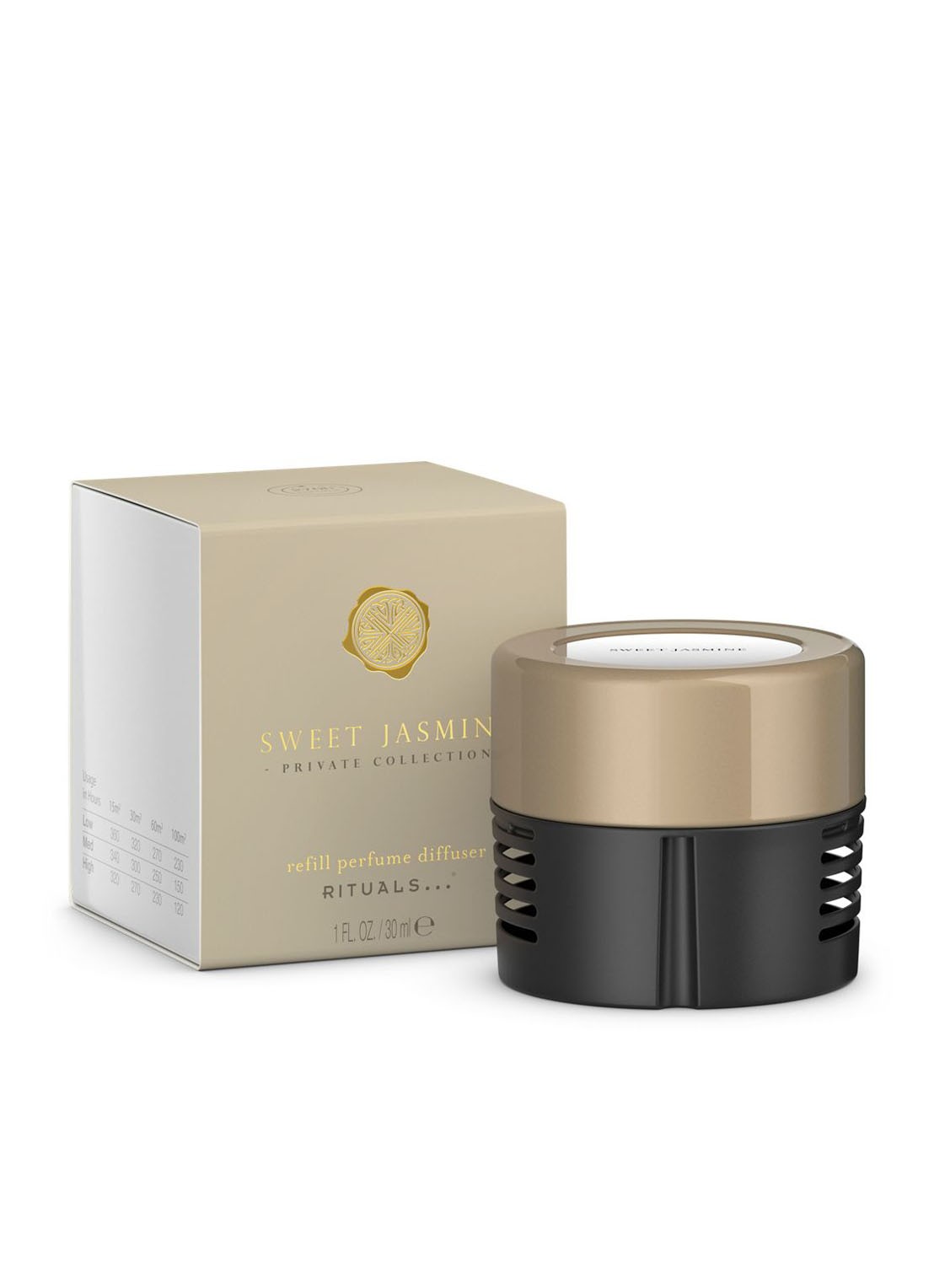 Rituals Sweet Jasmine Cartridge - parfum diffuser navulling 30 ml - voorkant undefined