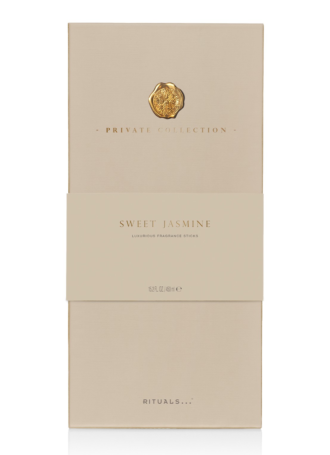 Rituals Sweet Jasmine Fragrance Sticks luxe geurstokjes 450 ml - detail goud