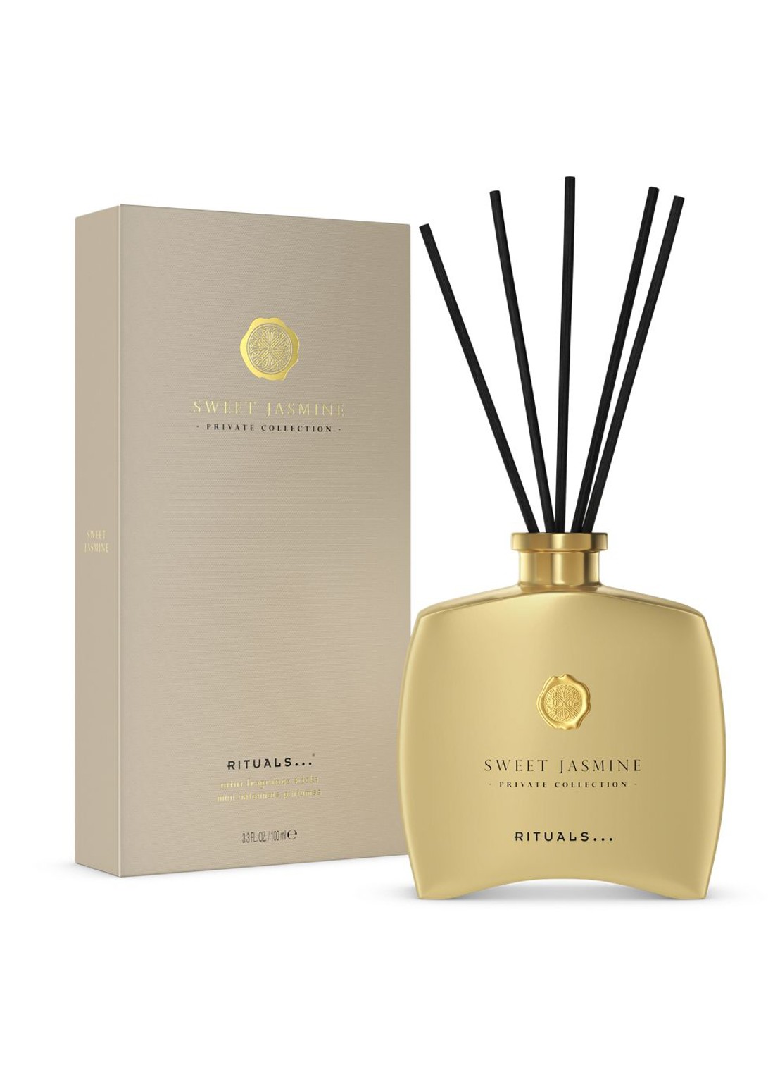 Rituals Sweet Jasmine Mini Fragrance Sticks - geurstokjes 100 ml - voorkant 2 undefined