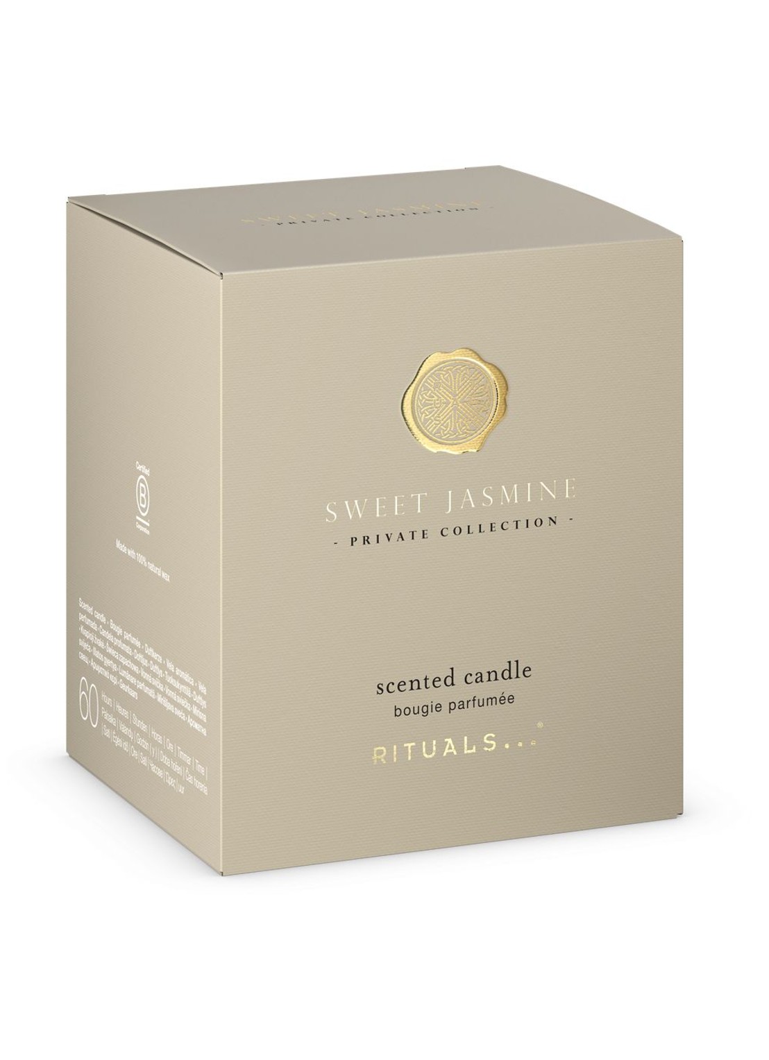 Rituals Sweet Jasmine Scented Candle - geurkaars  - achterkant undefined