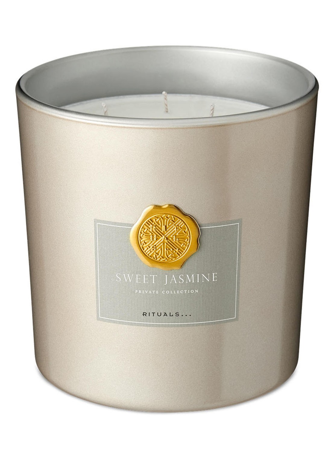 Rituals Sweet Jasmine XL geurkaars 1000 gram - voorkant goud