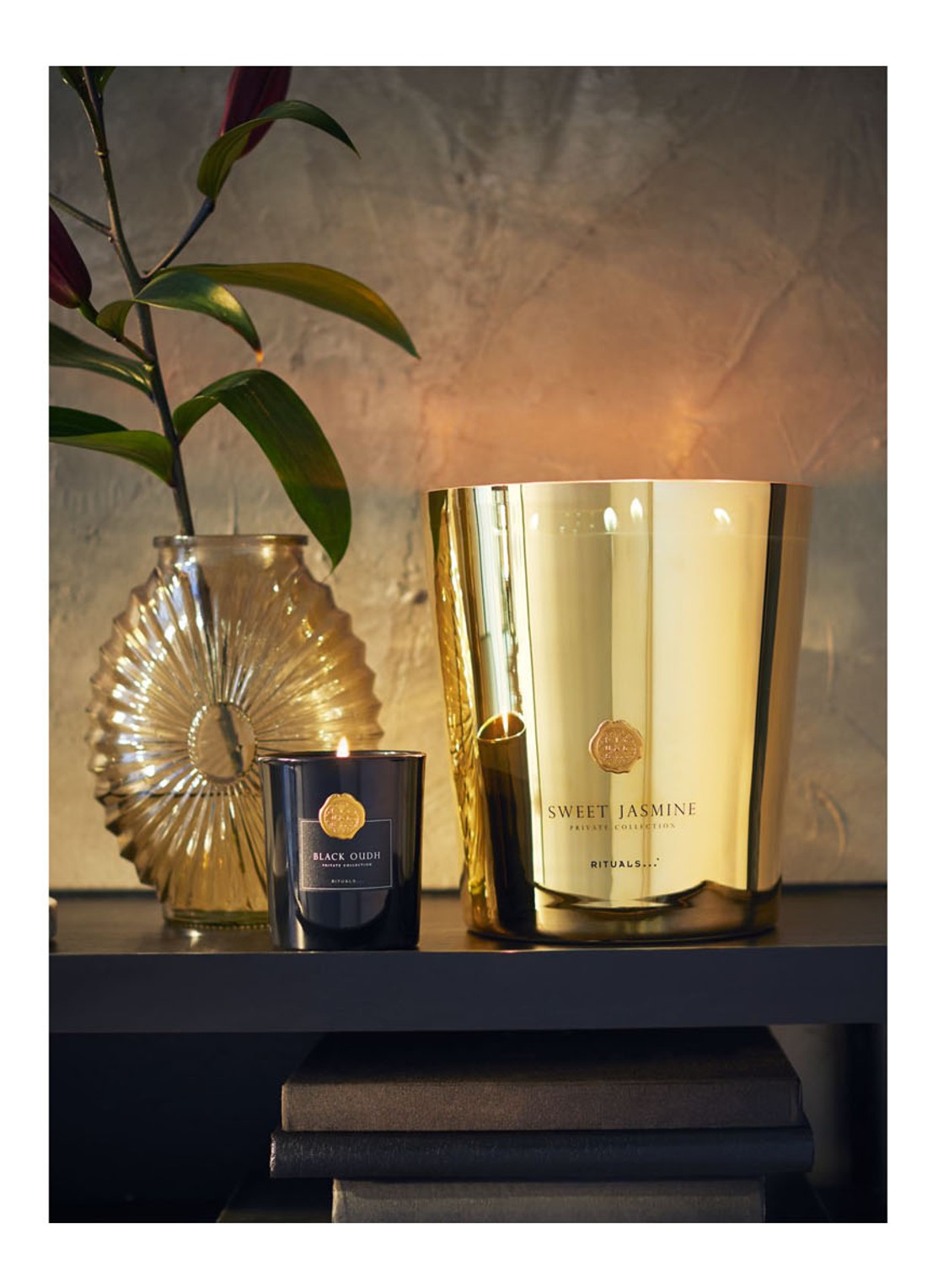 Rituals Sweet Jasmine XXXL geurkaars 6000 gram - detail 3 goud