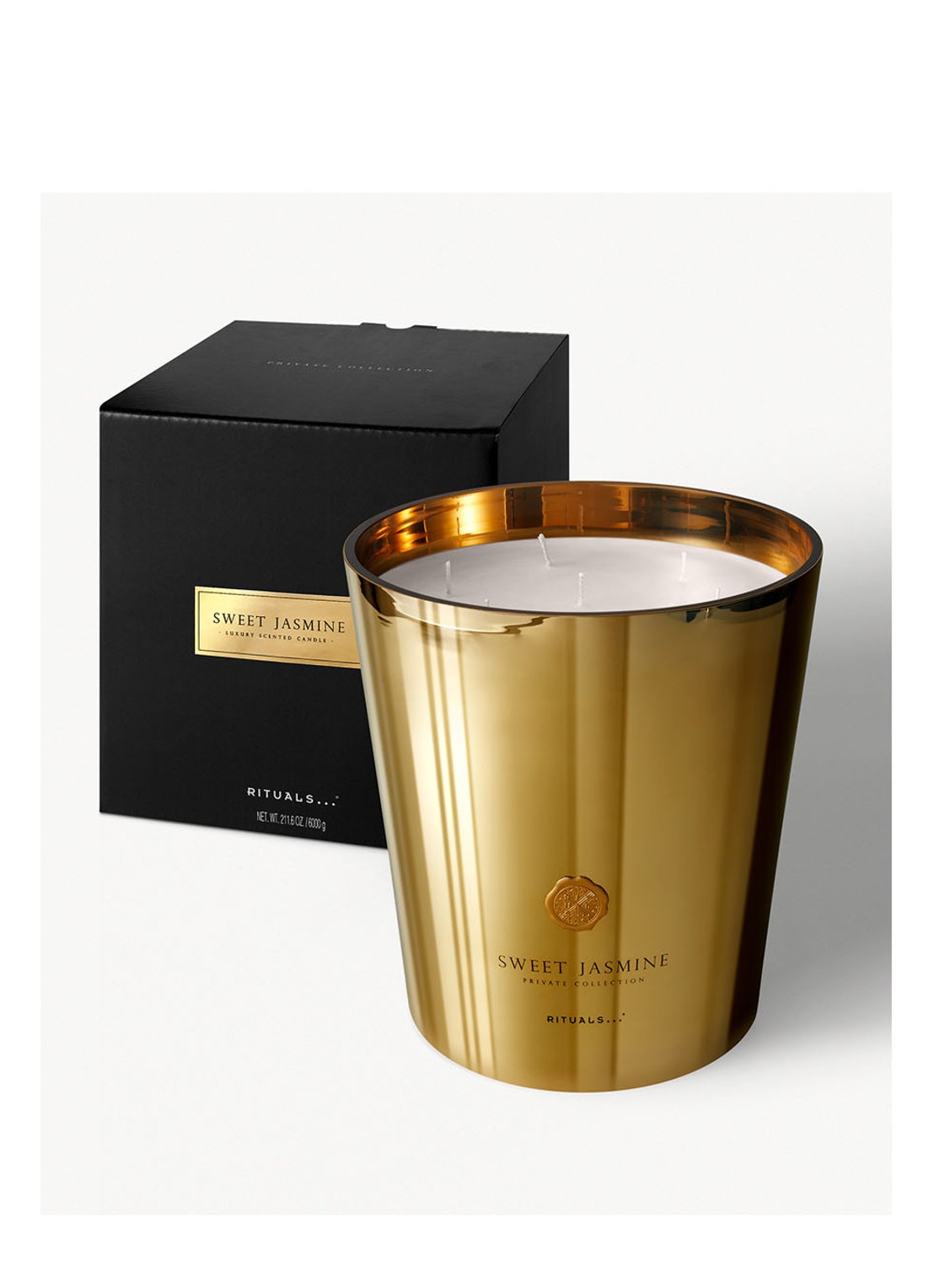 Rituals Sweet Jasmine XXXL geurkaars 6000 gram - detail 6 goud
