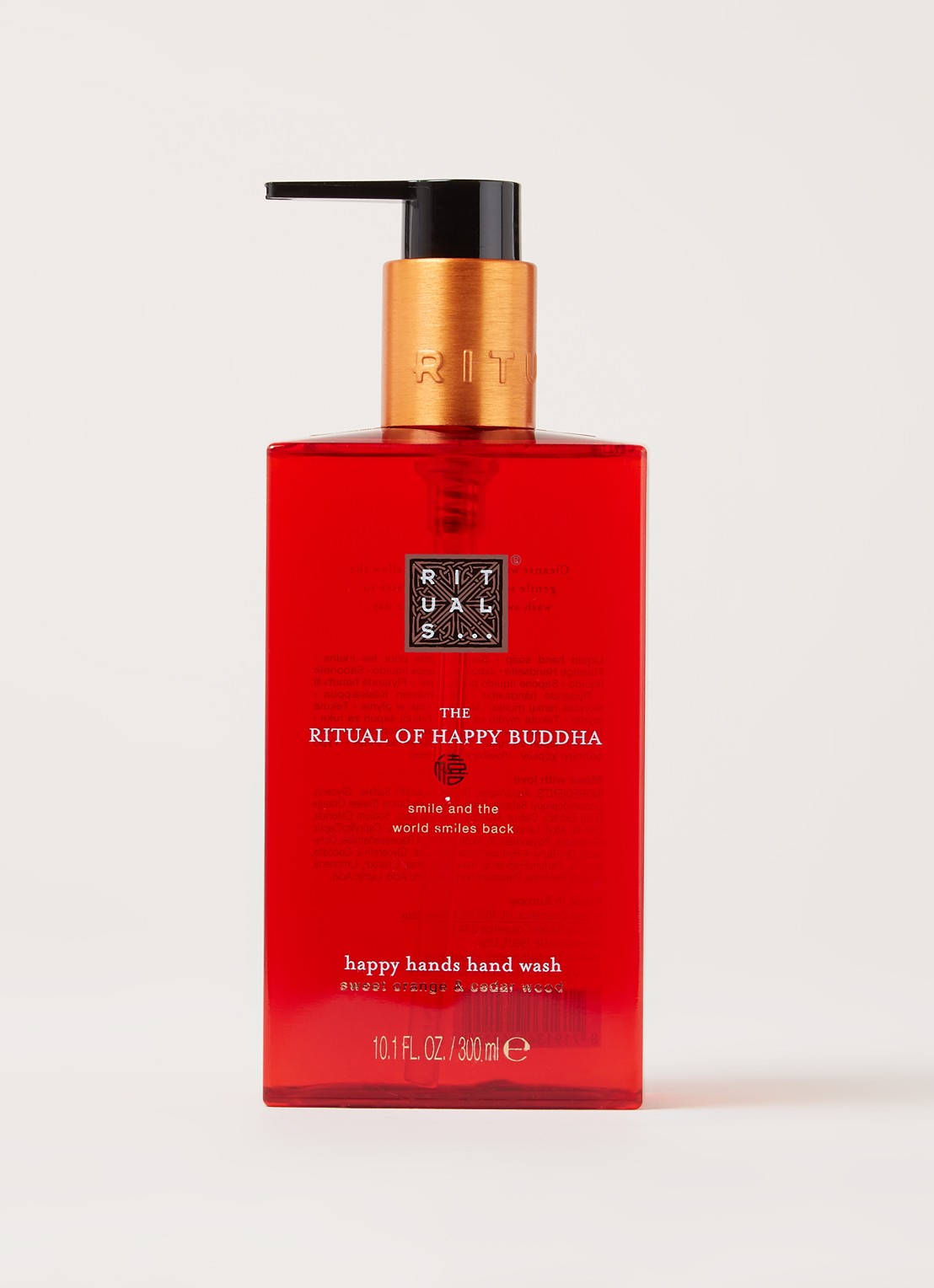 Rituals The Ritual of Happy Buddha handzeep 300 ml - voorkant 2 rood