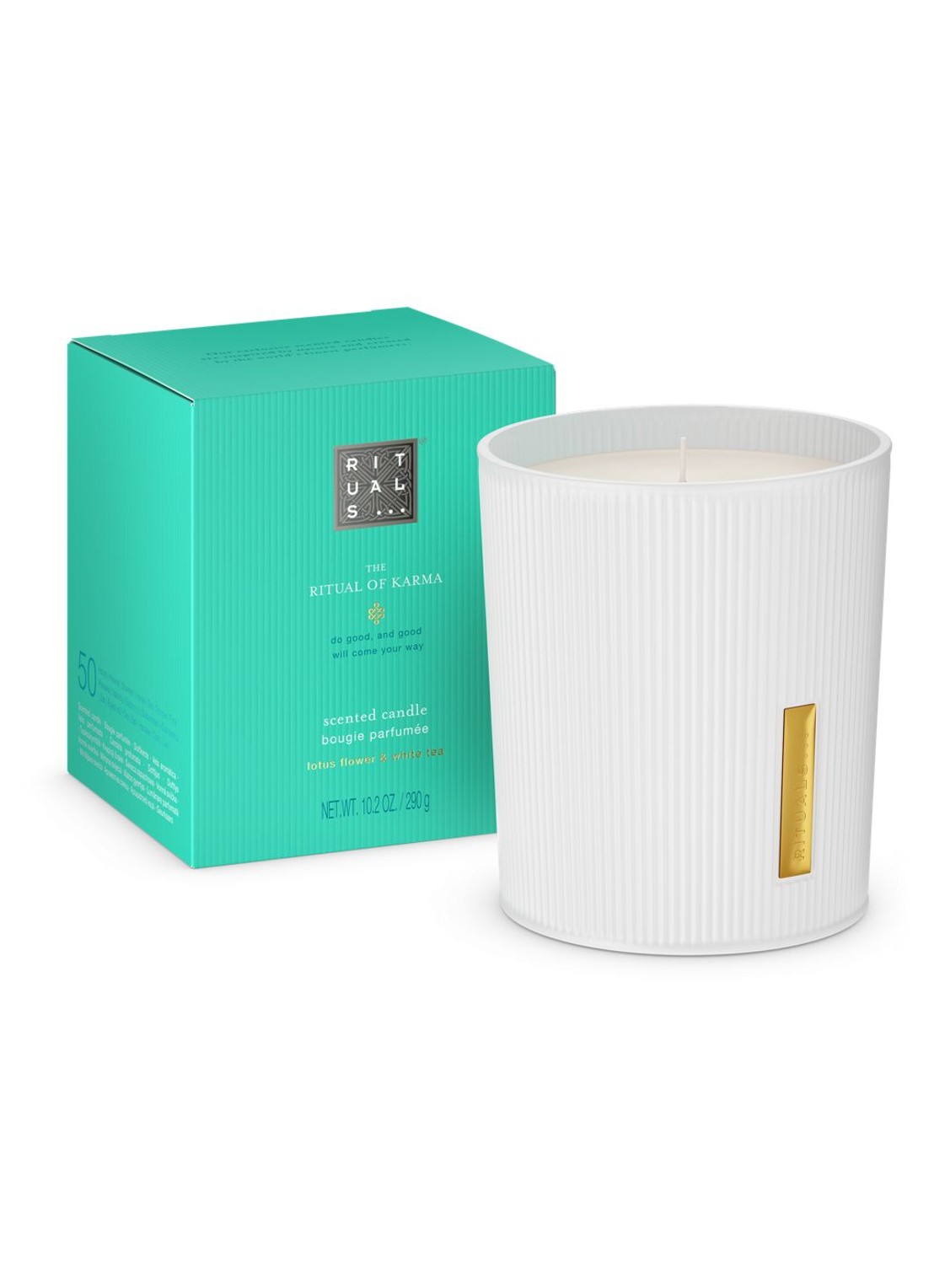 Rituals The Ritual of Karma Scented Candle - geurkaars 290 gram - voorkant undefined