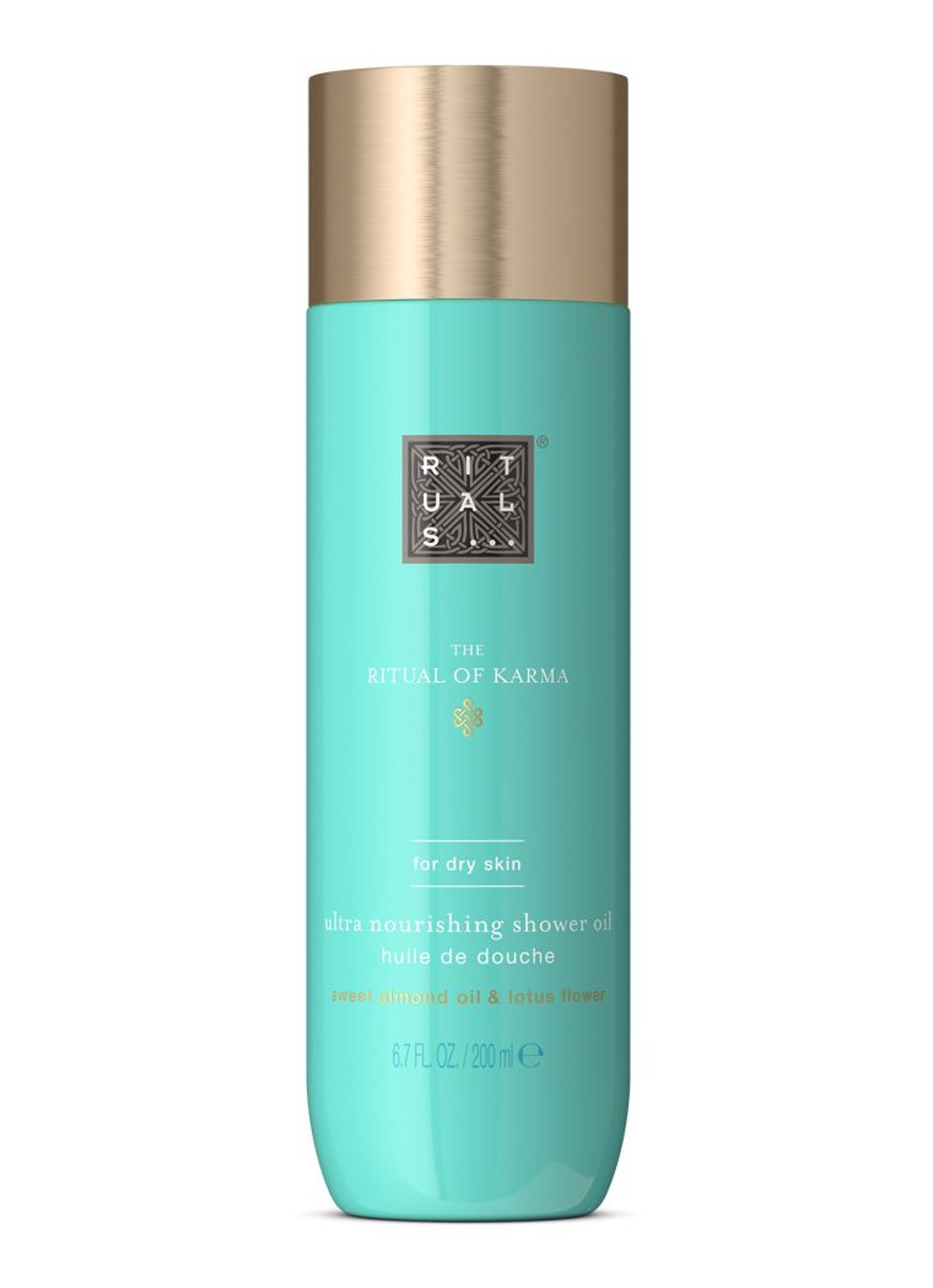 Rituals The Ritual of Karma Shower Oil - badolie - voorkant 3 beige