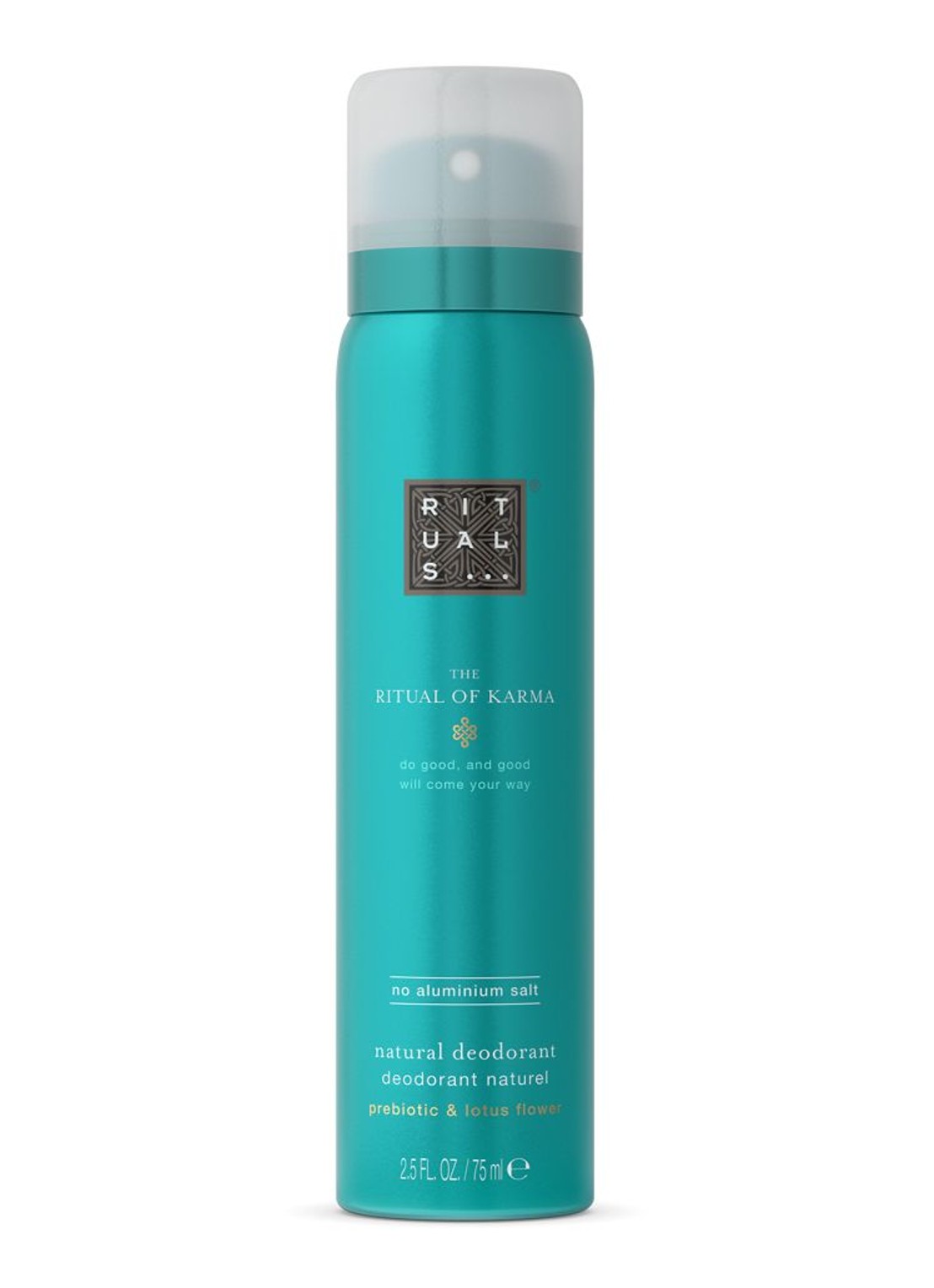 Rituals The Ritual of Karma Natural Deodorant 75 ml - voorkant beige