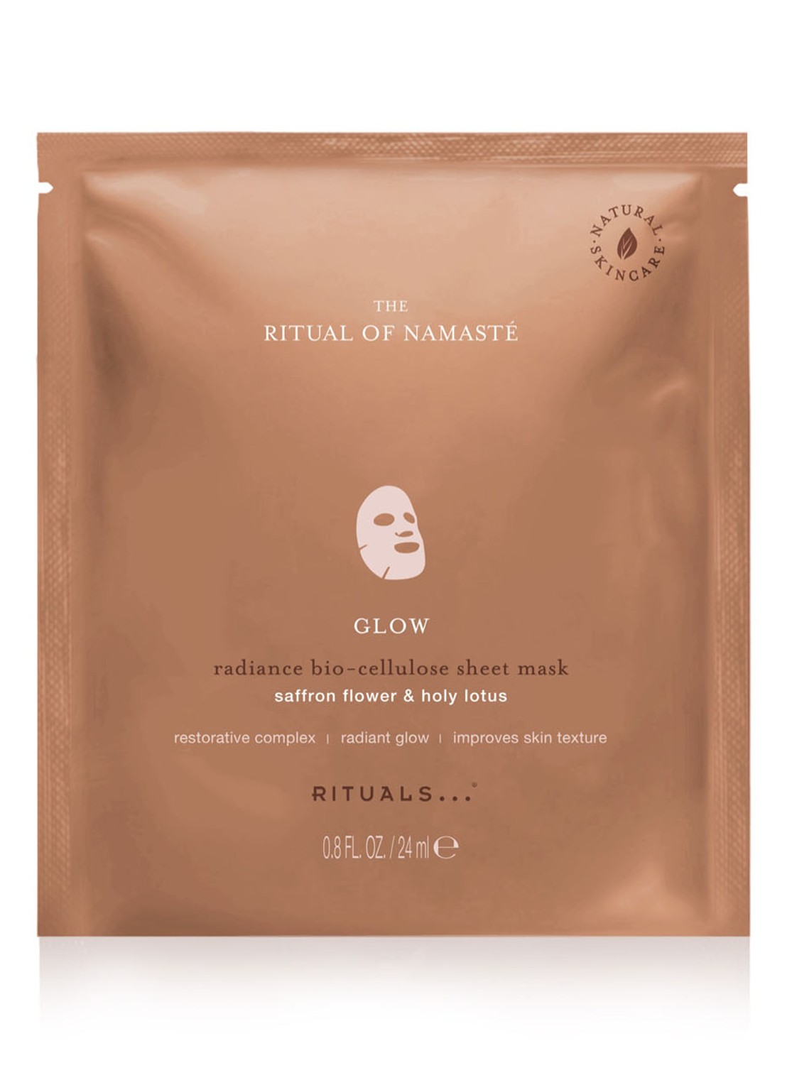 Rituals The Ritual of Namasté Glow Radiance Sheet Mask - gezichtsmasker - voorkant undefined