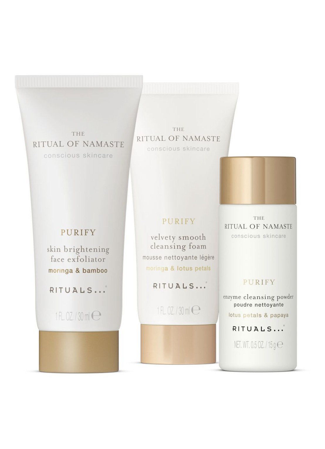 Rituals The Ritual of Namaste Skin Care Set - verzorgingsset - voorkant beige
