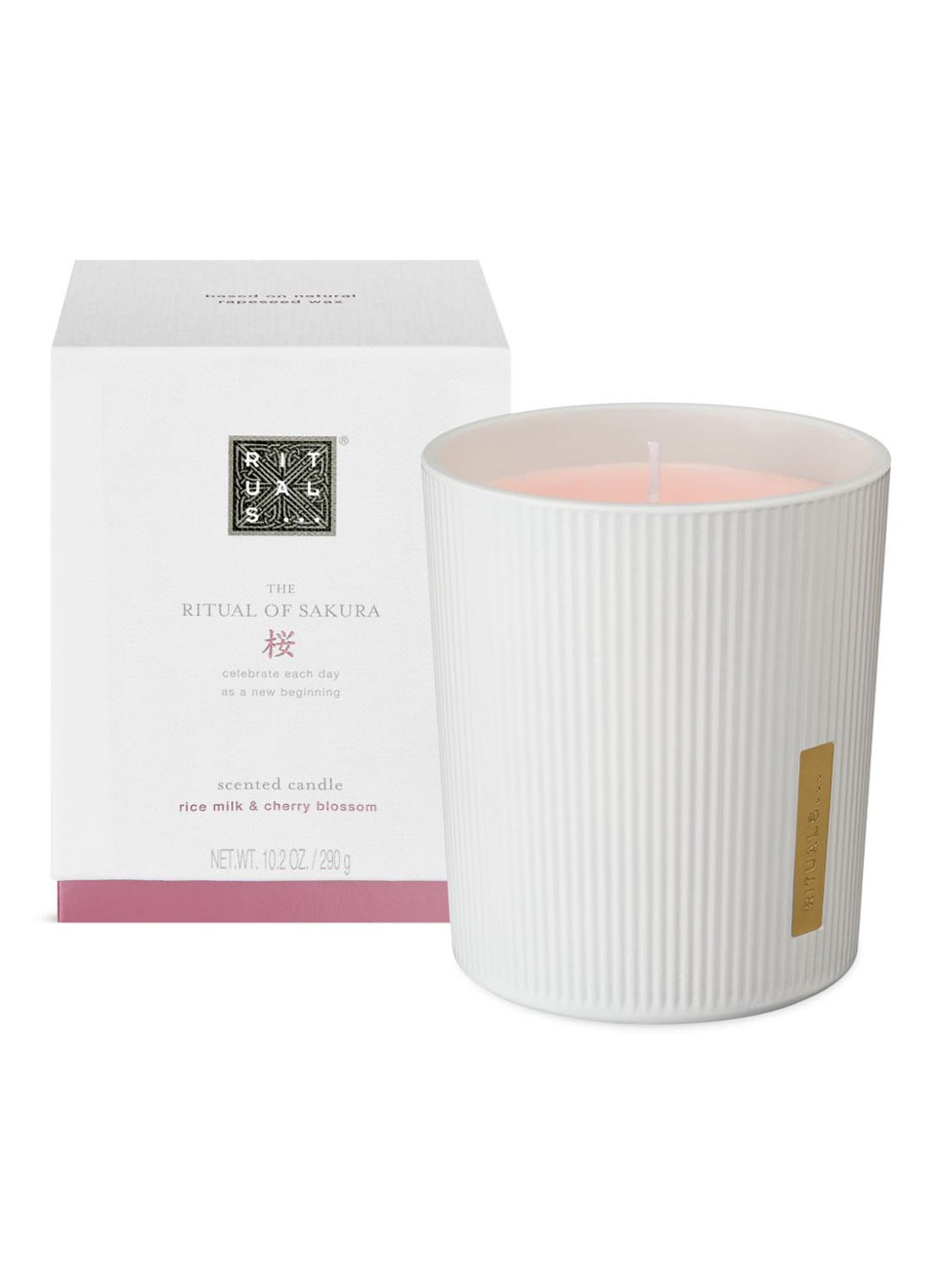 Rituals The Ritual of Sakura geurkaars 290 gram - voorkant 3 wit