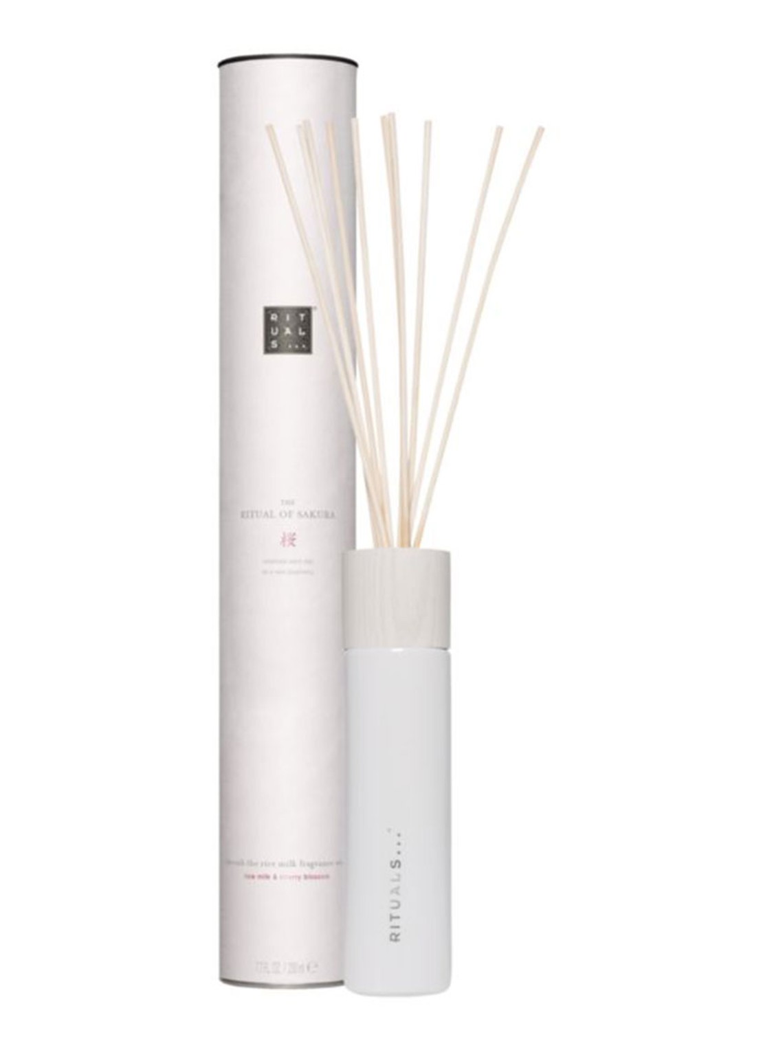 Rituals The Ritual of Sakura geurstokjes 230 ml - voorkant wit
