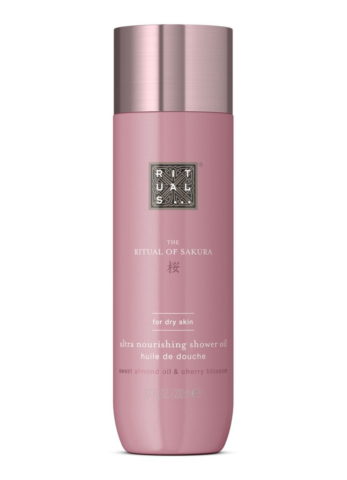 Rituals The Ritual of Sakura Shower Oil -  badolie - voorkant beige