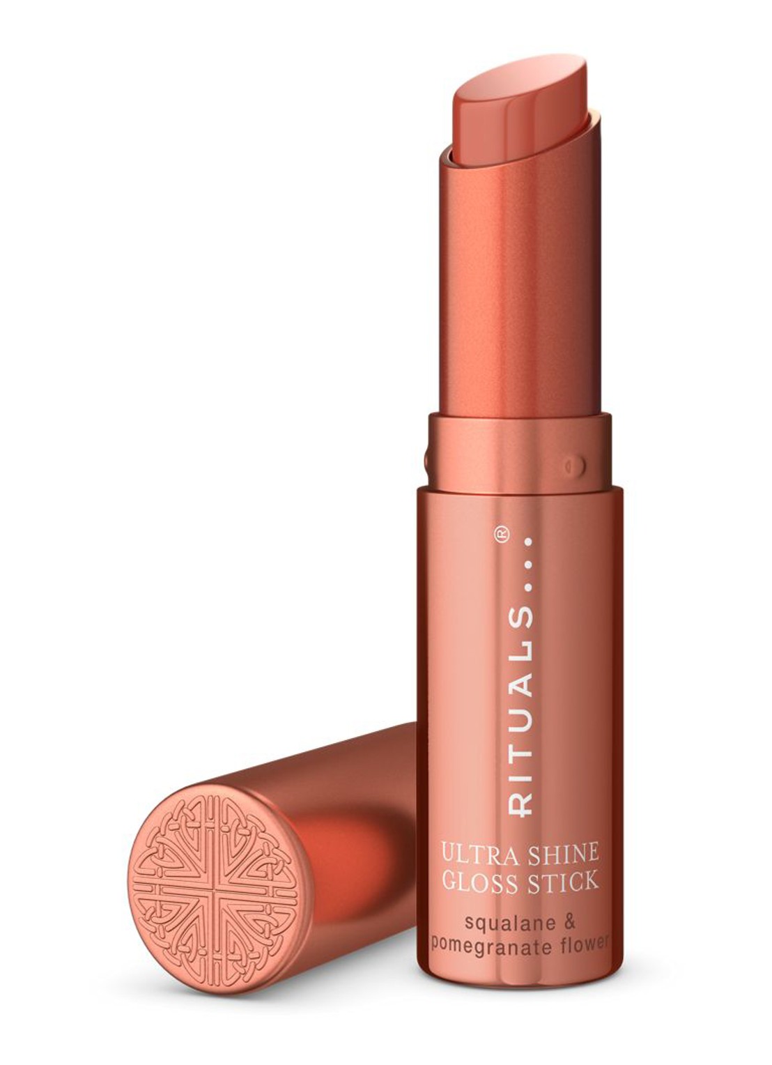 Rituals Ultra Shine Gloss Stick - lipgloss - voorkant blushed almond